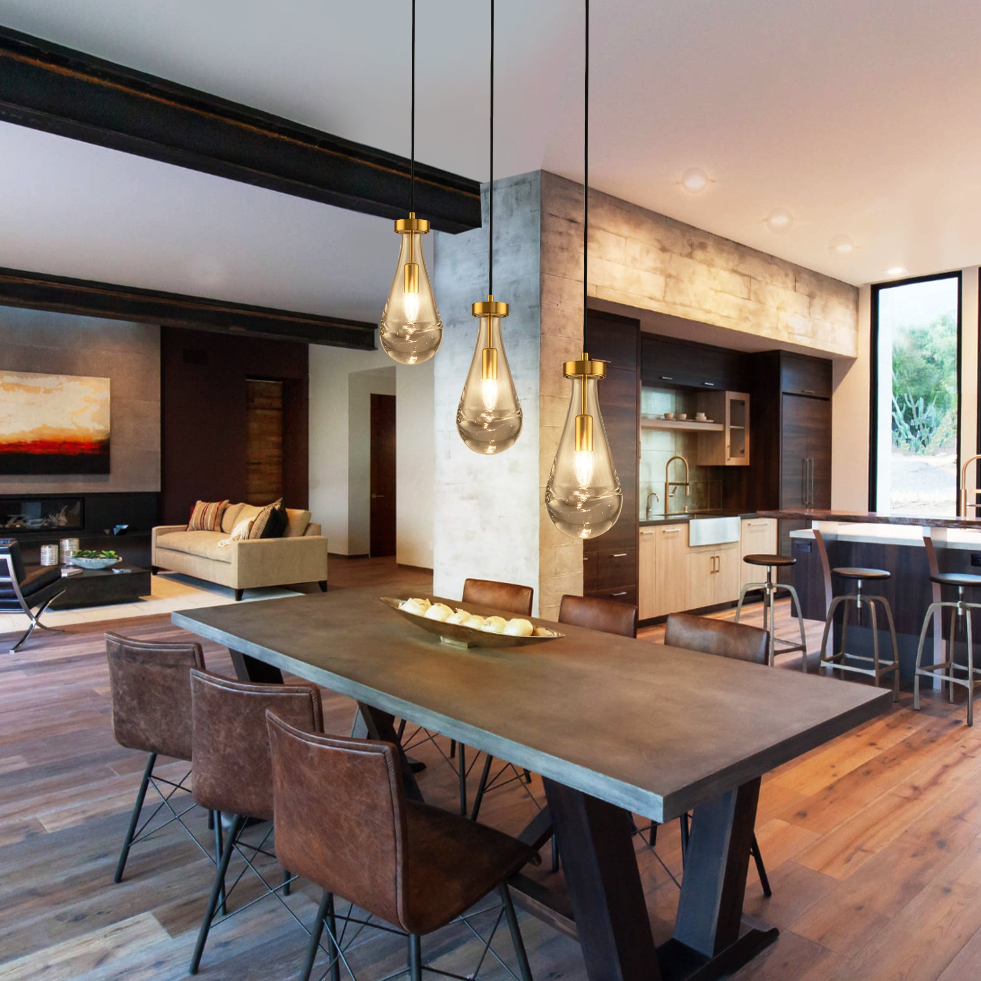 WELLFOR WCP713E12-8 Pendant-Lights - View #2