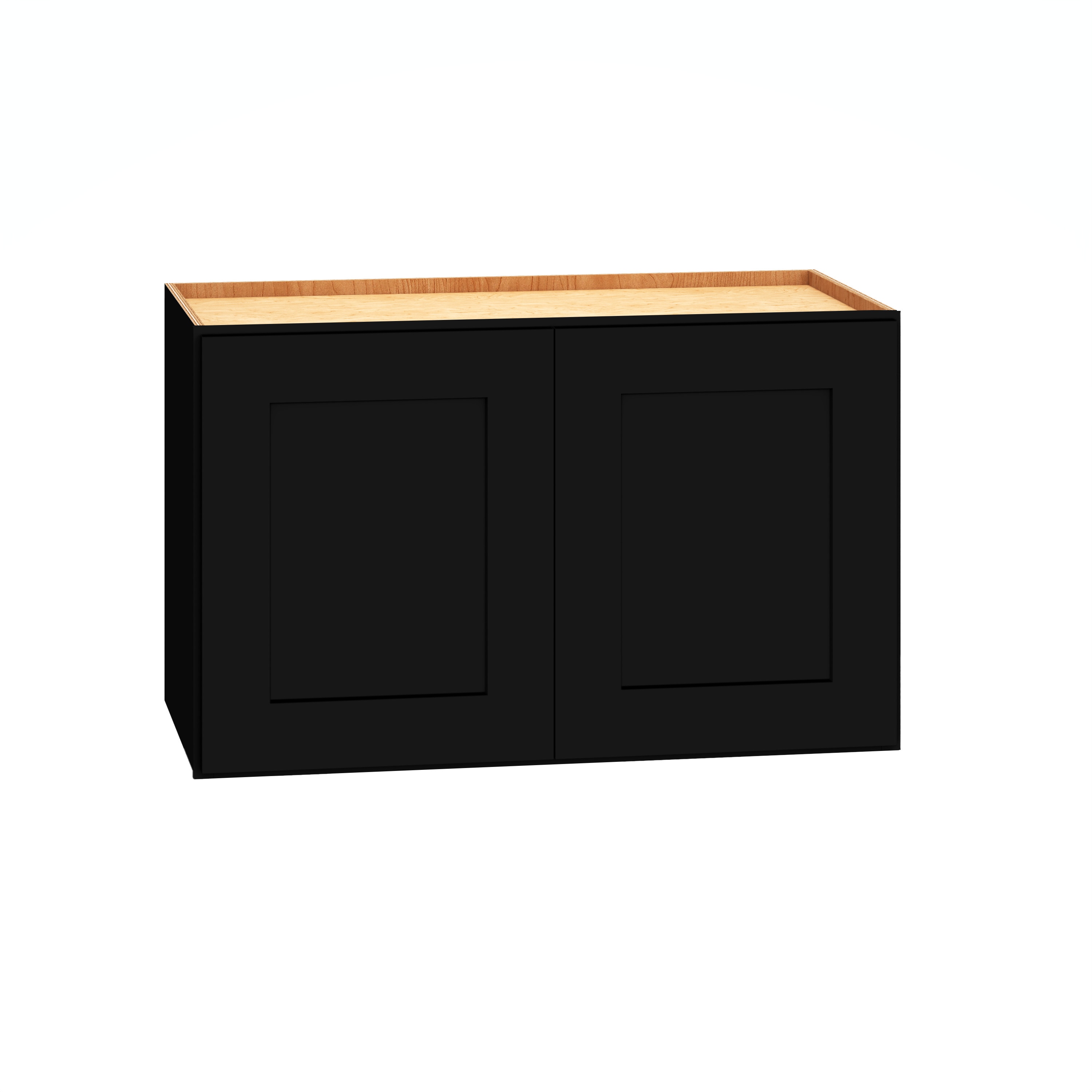 Diamond Express 61I-W2415 Jamestown 24-in W x 15-in H x 12-in D Black Wall Fully assembled Plywood Cabinet (Recessed Panel Shaker)