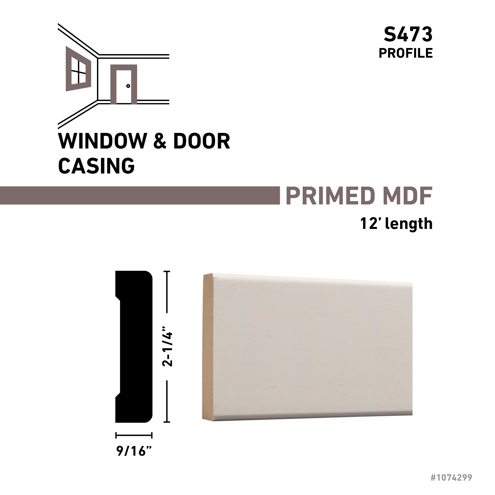 RELIABILT S 473 12 FBDPM Window-Door-Casings - View #3