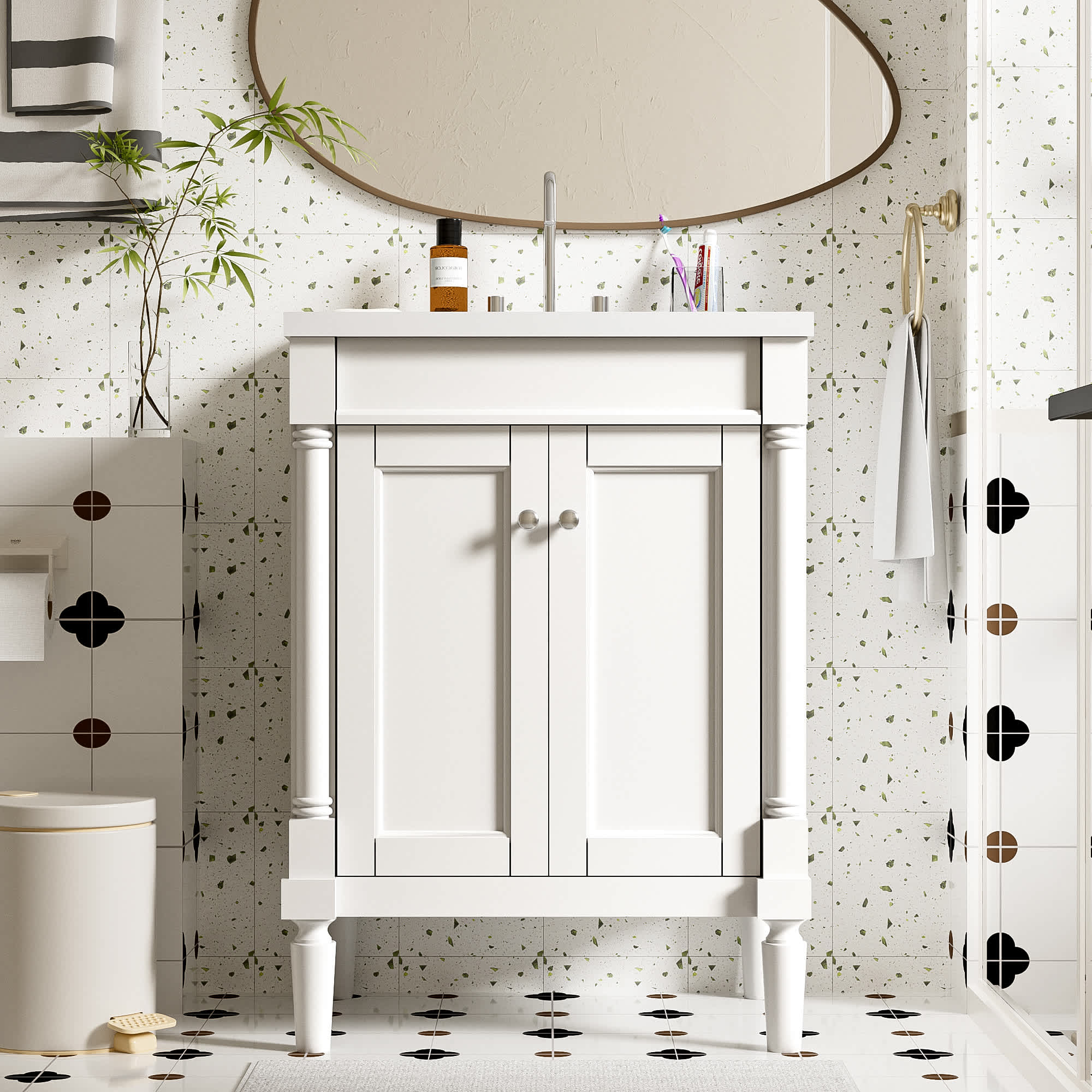 Vynxaria LEXY1851-DJYS-SZT215 Bath-Vanity-Combo - View #2