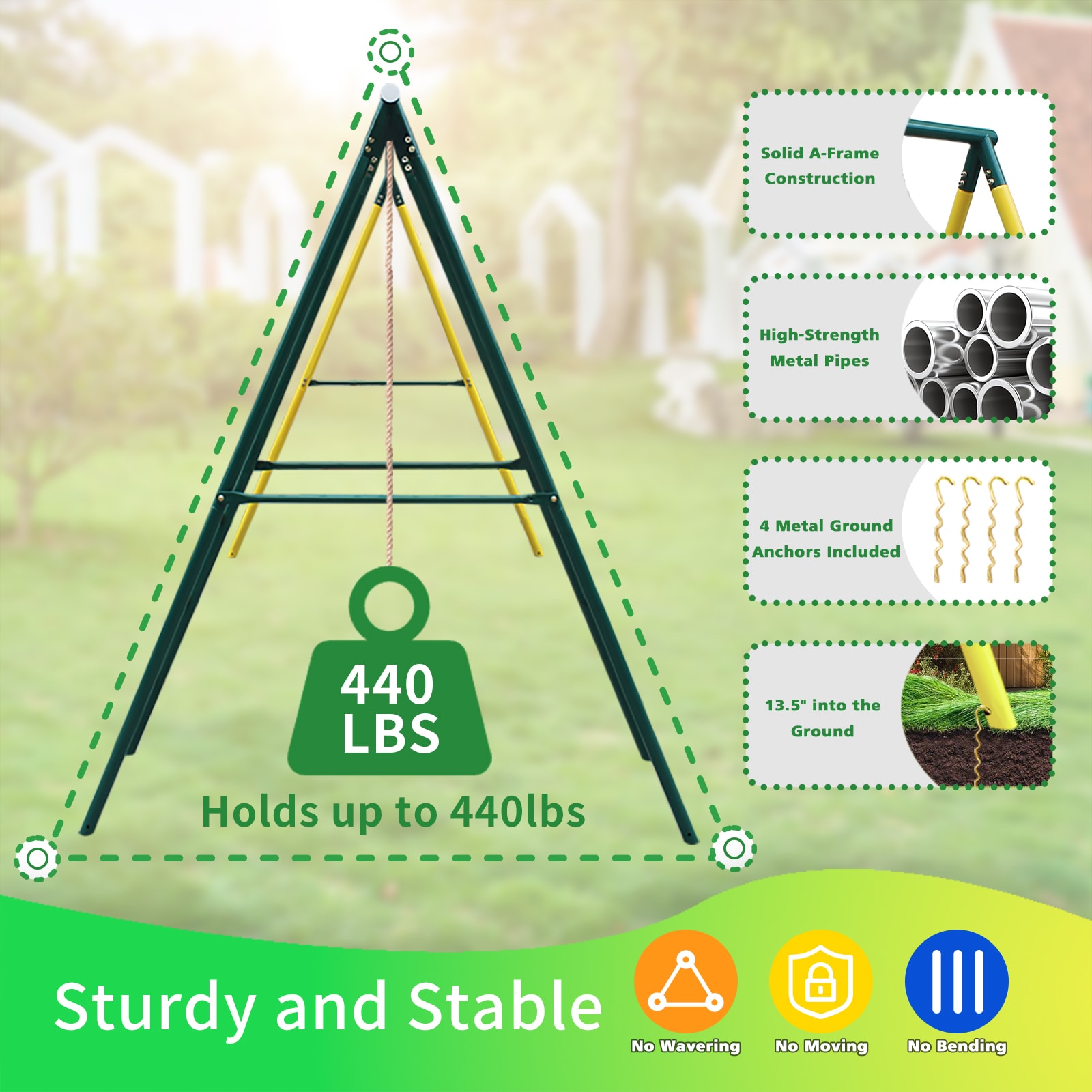 Siavonce XH69751 Playset-Swings - View #7