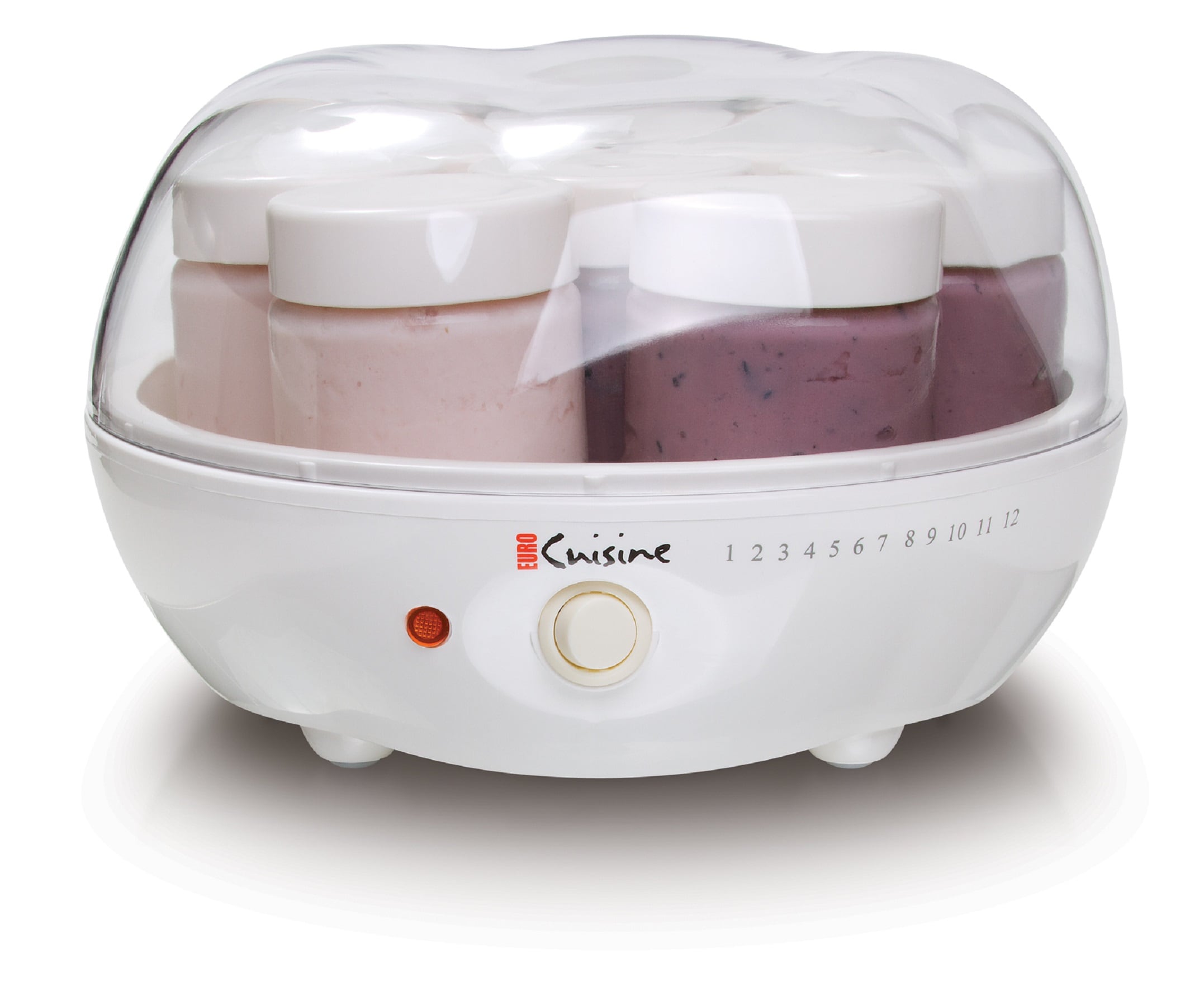 Euro Cuisine YM80 Electric Yogurt Maker Machine- Promote Gut Health with Probiotic Rich Homemade Yogurt
