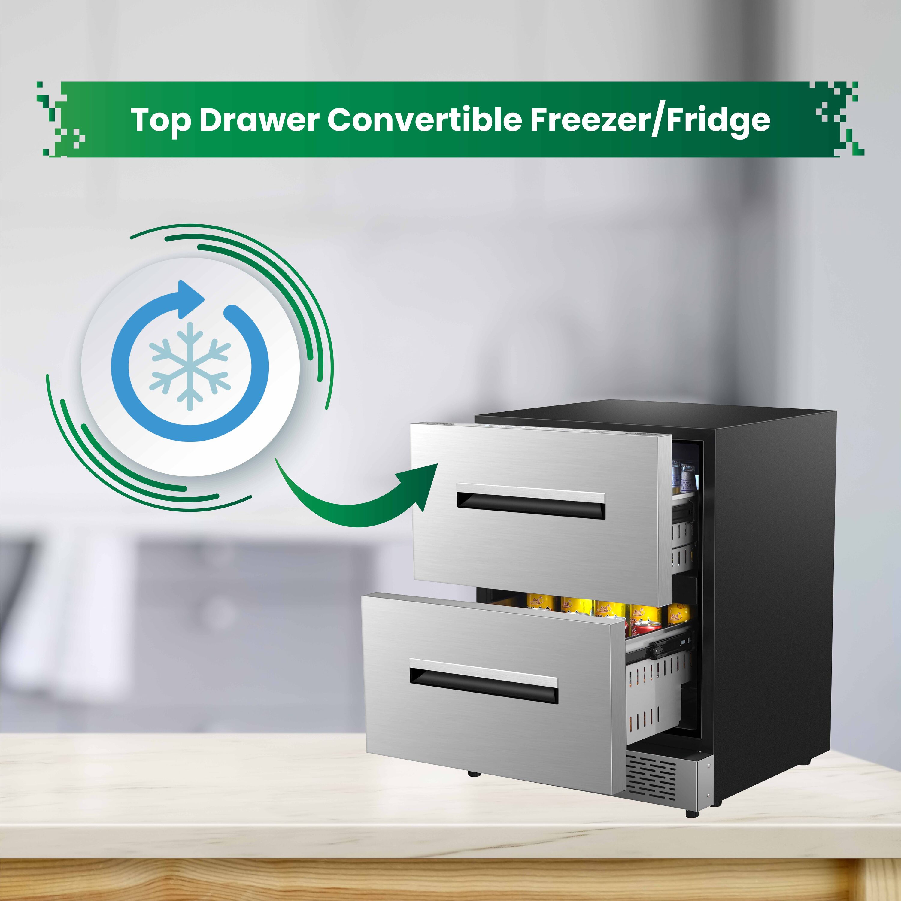Equator Advanced Appliances DRFC 5292 Drawer-Refrigerators - View #12