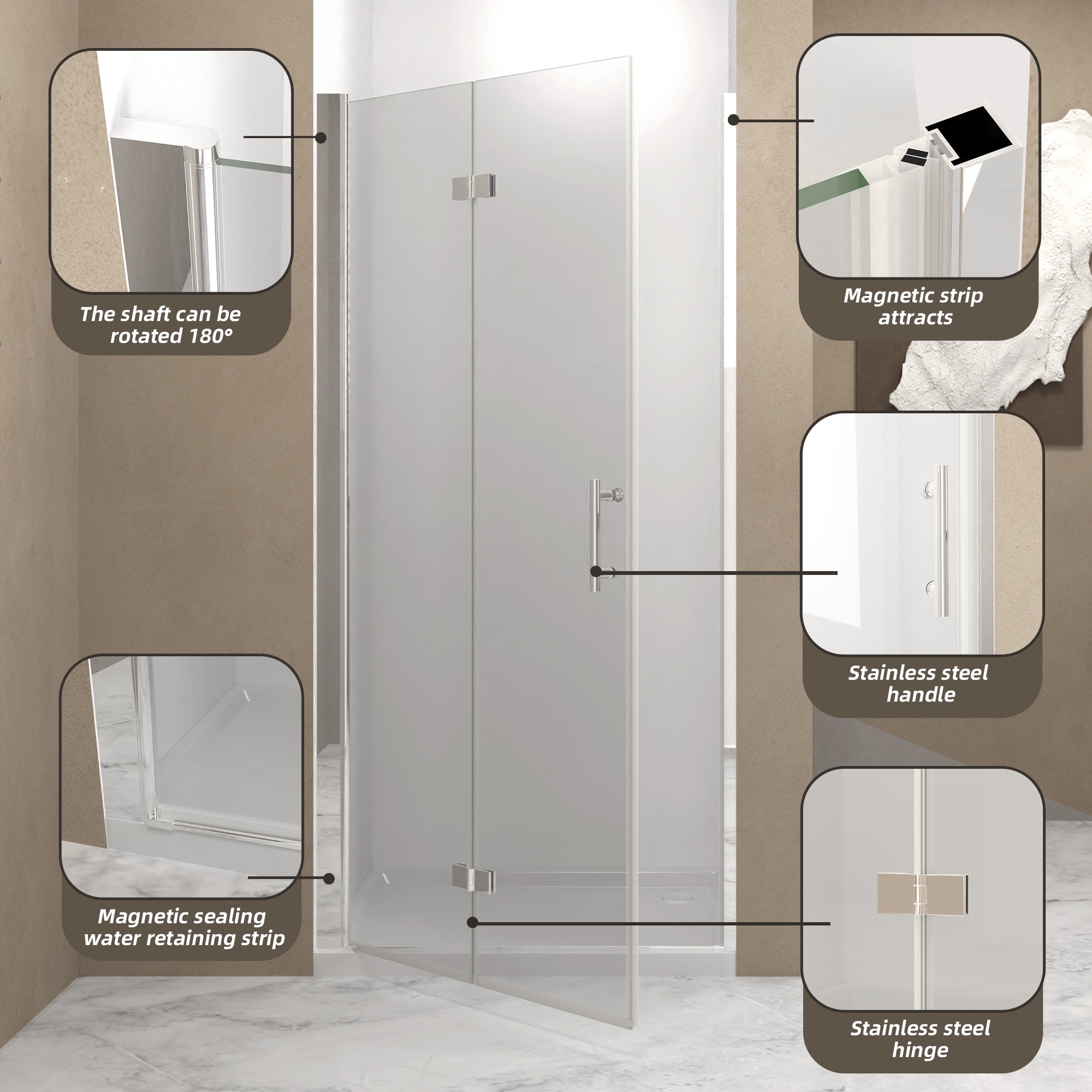 Vynxaria LS0504-FX167583327 Shower-Doors - View #5