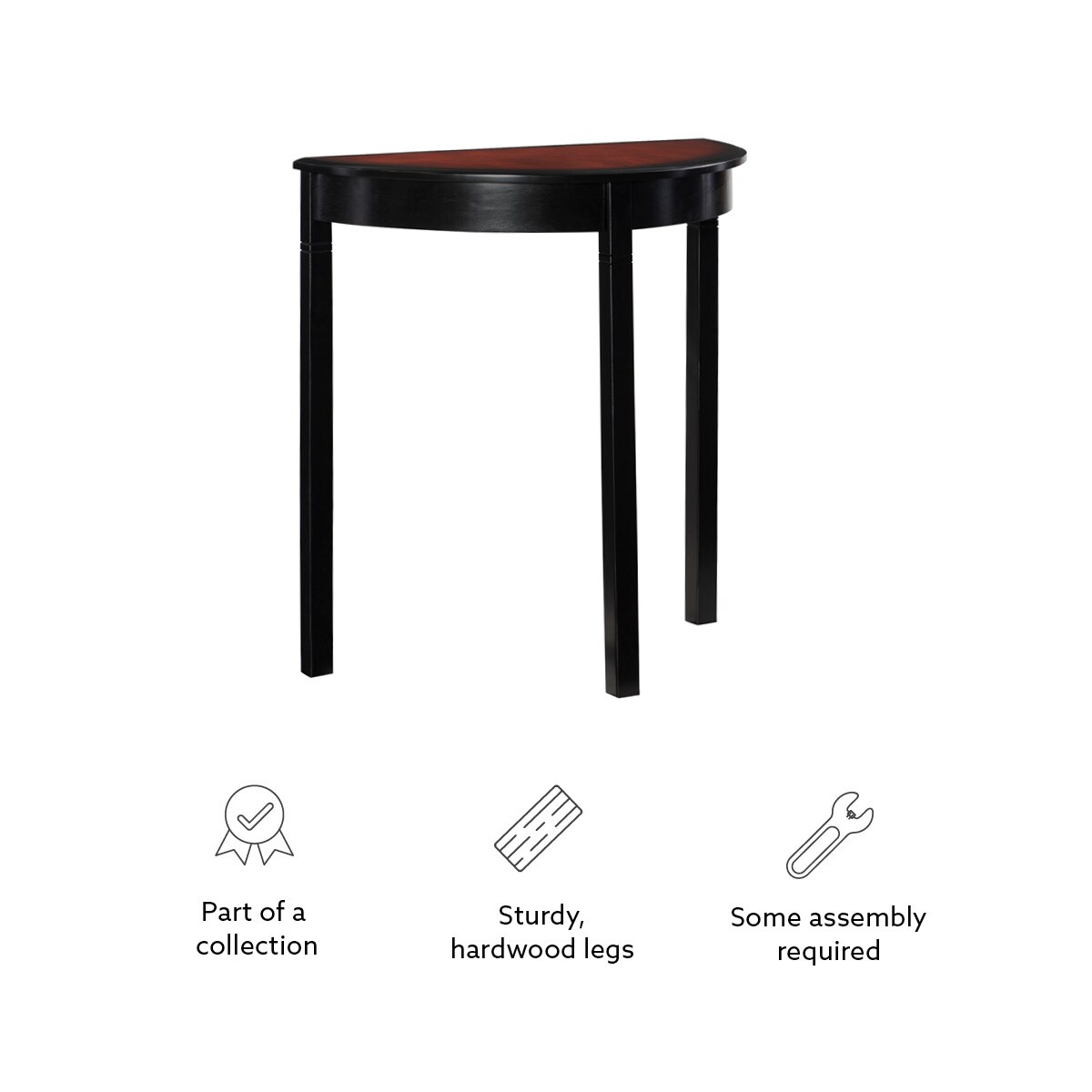 Linon 64026BLKCHY01KDU Console-Sofa-Tables - View #12
