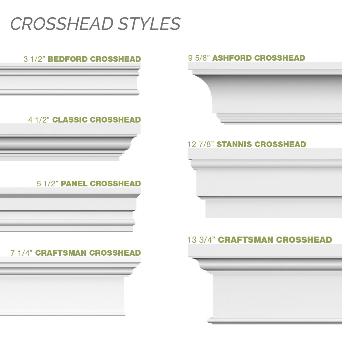 Ekena Millwork CRH12X33KA Exterior-Window-Trim - View #7