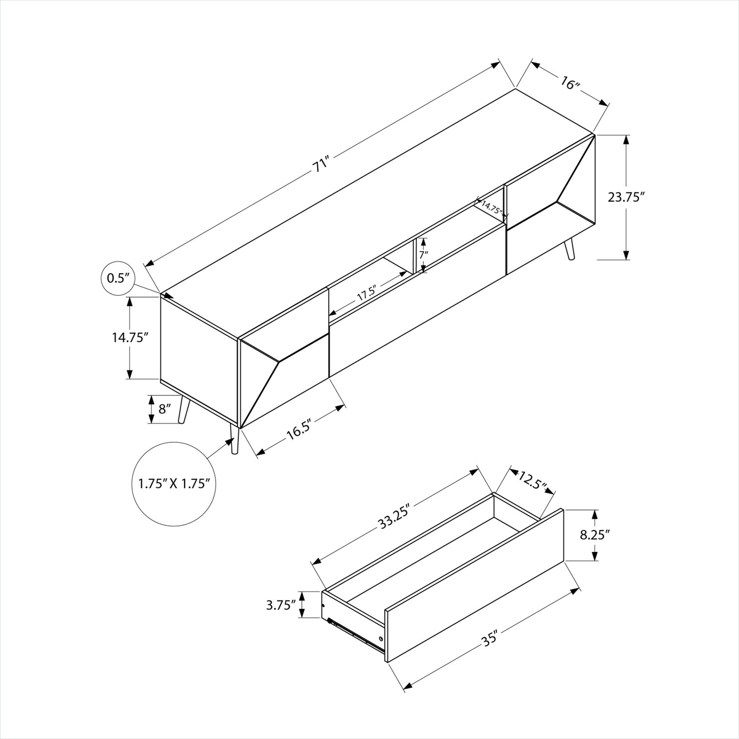 SunJet NUDU8D8VWPEA Tv-Stands - View #4