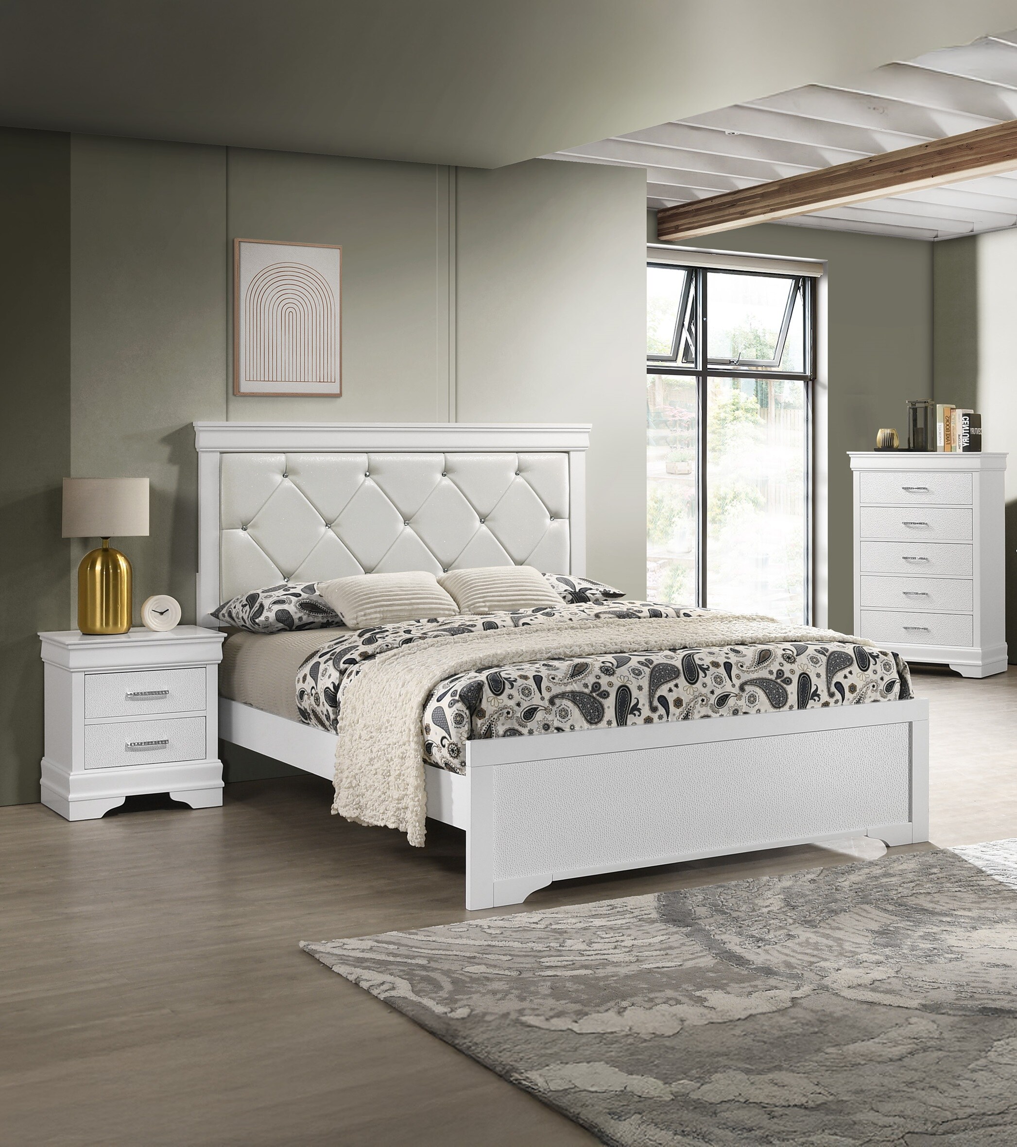 GLANZEND 65140F3WN nightstands - View #4