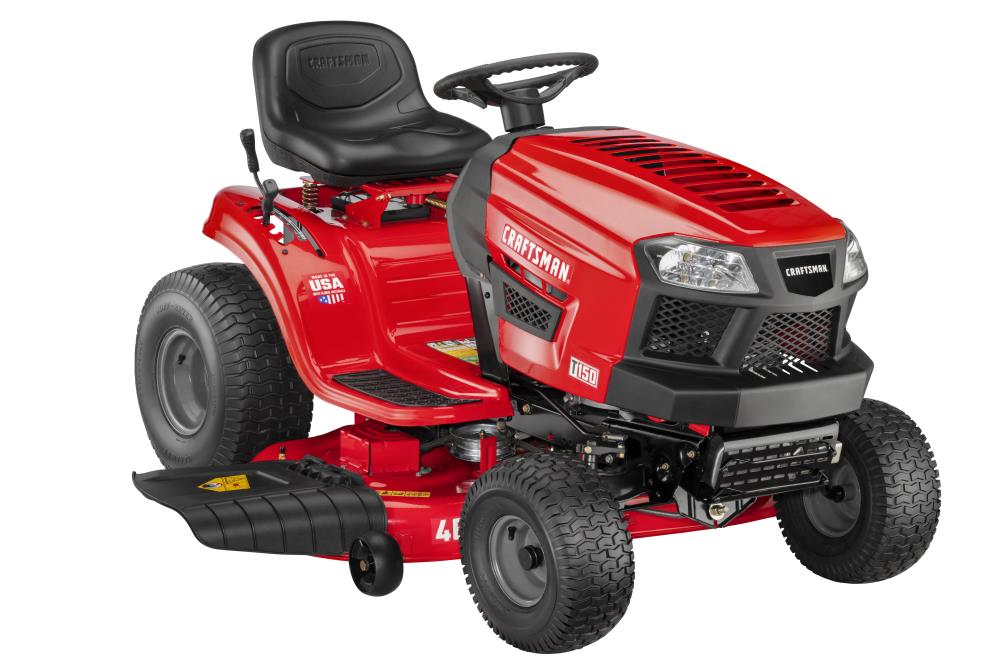 CRAFTSMAN T150 46-in 19-HP Riding Lawn Mower in the Gas Riding Lawn Mowers  department at