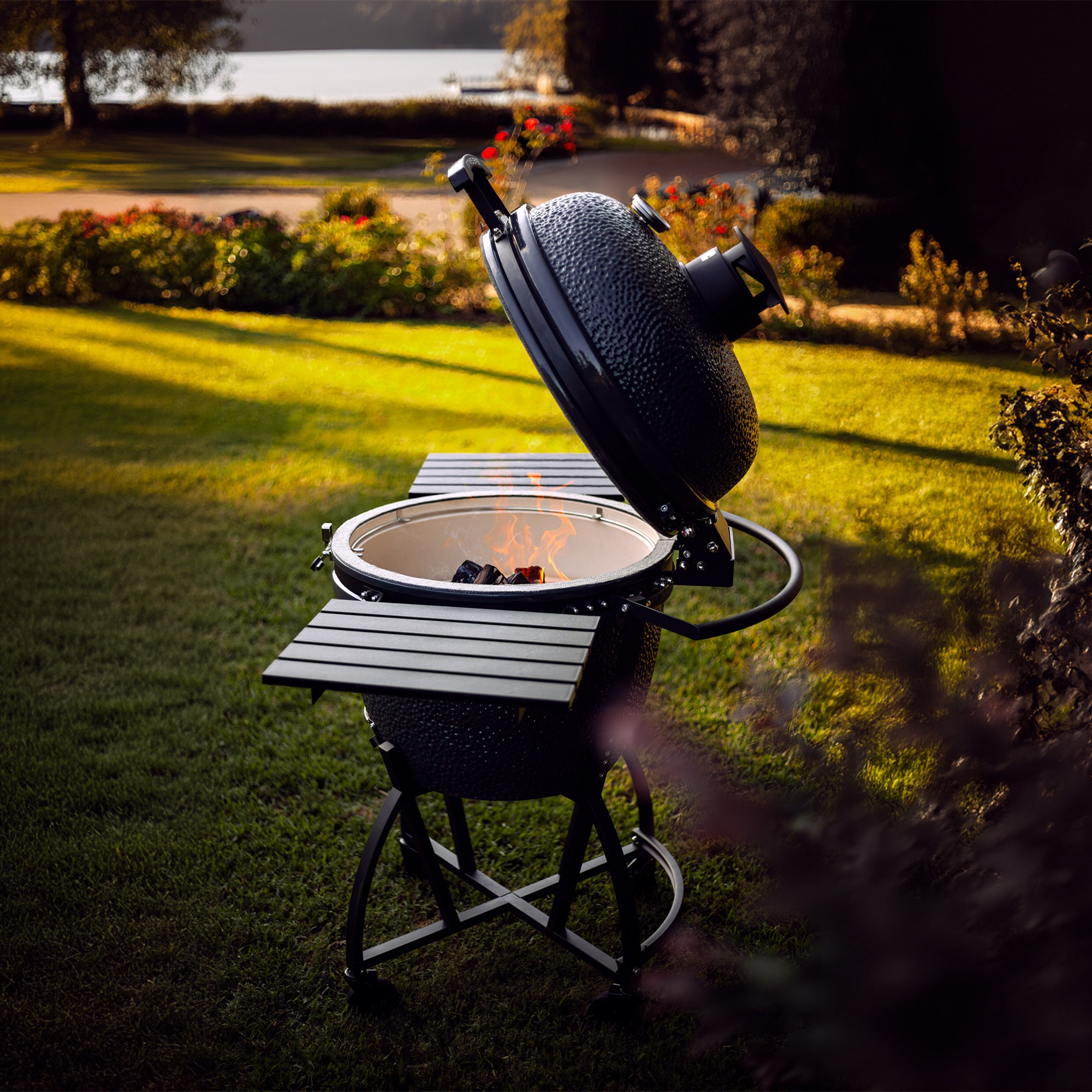 Slow 'N Sear KAM DEL Charcoal-Grills - View #9