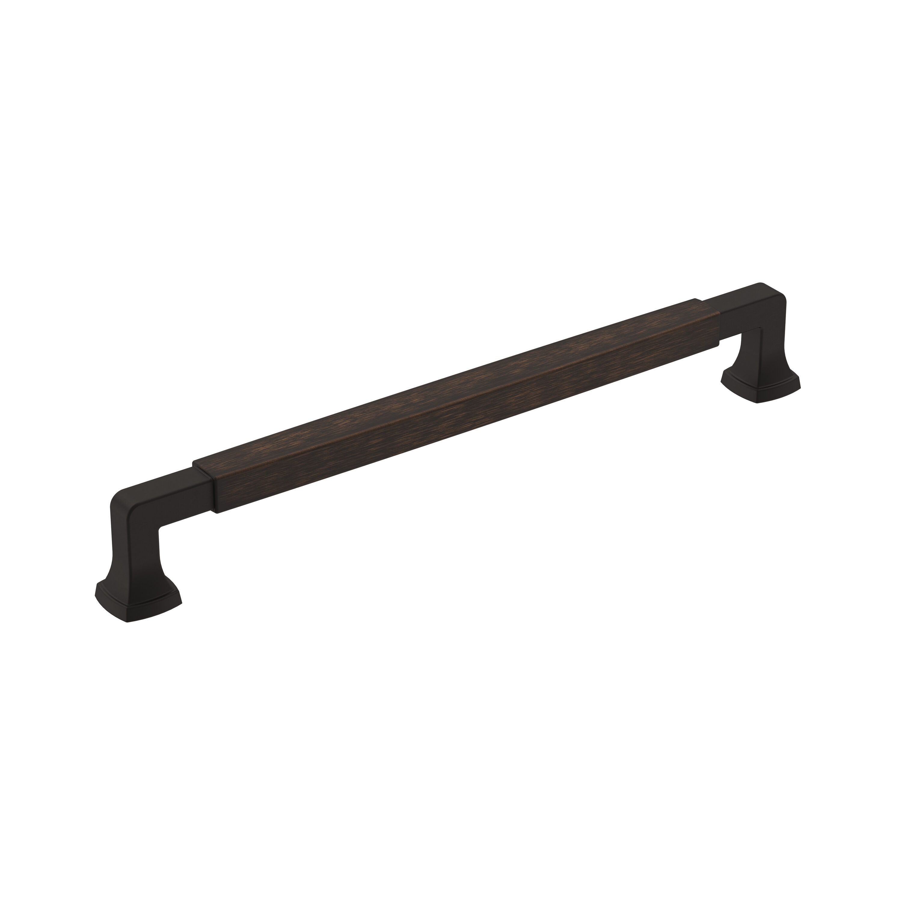 Amerock BP36890ORB Stature 8-13/16-in , 224mm Center to Center Oil Rubbed Bronze Rectangular Bar