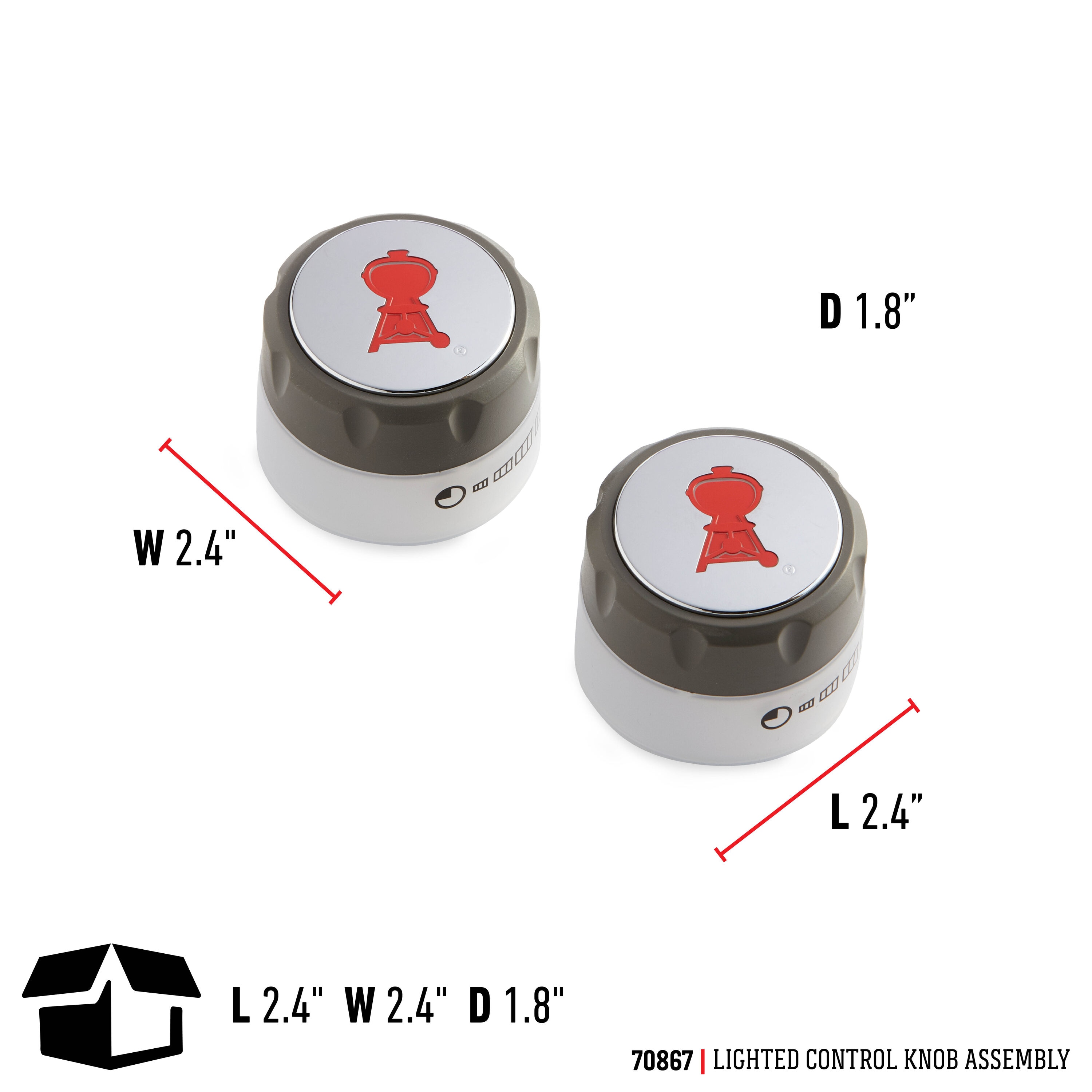 Weber 70867 Gas-Grill-Knobs-Handles - View #2