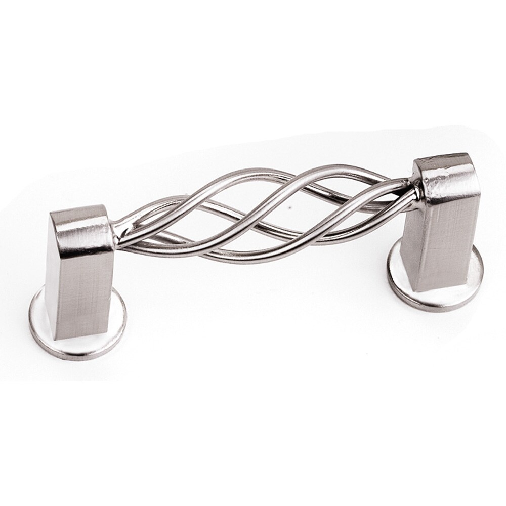 Laurey 99912 Mission Bay Center to Center Satin Chrome Rectangular Drawer Pulls