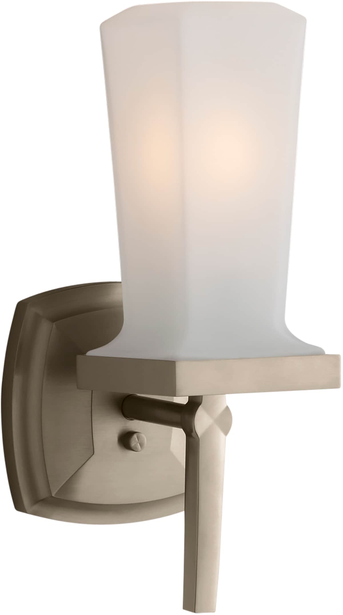 KOHLER 16268-BVL Margaux 4.81-in W 1 -Light Brushed Bronze Wall Sconce