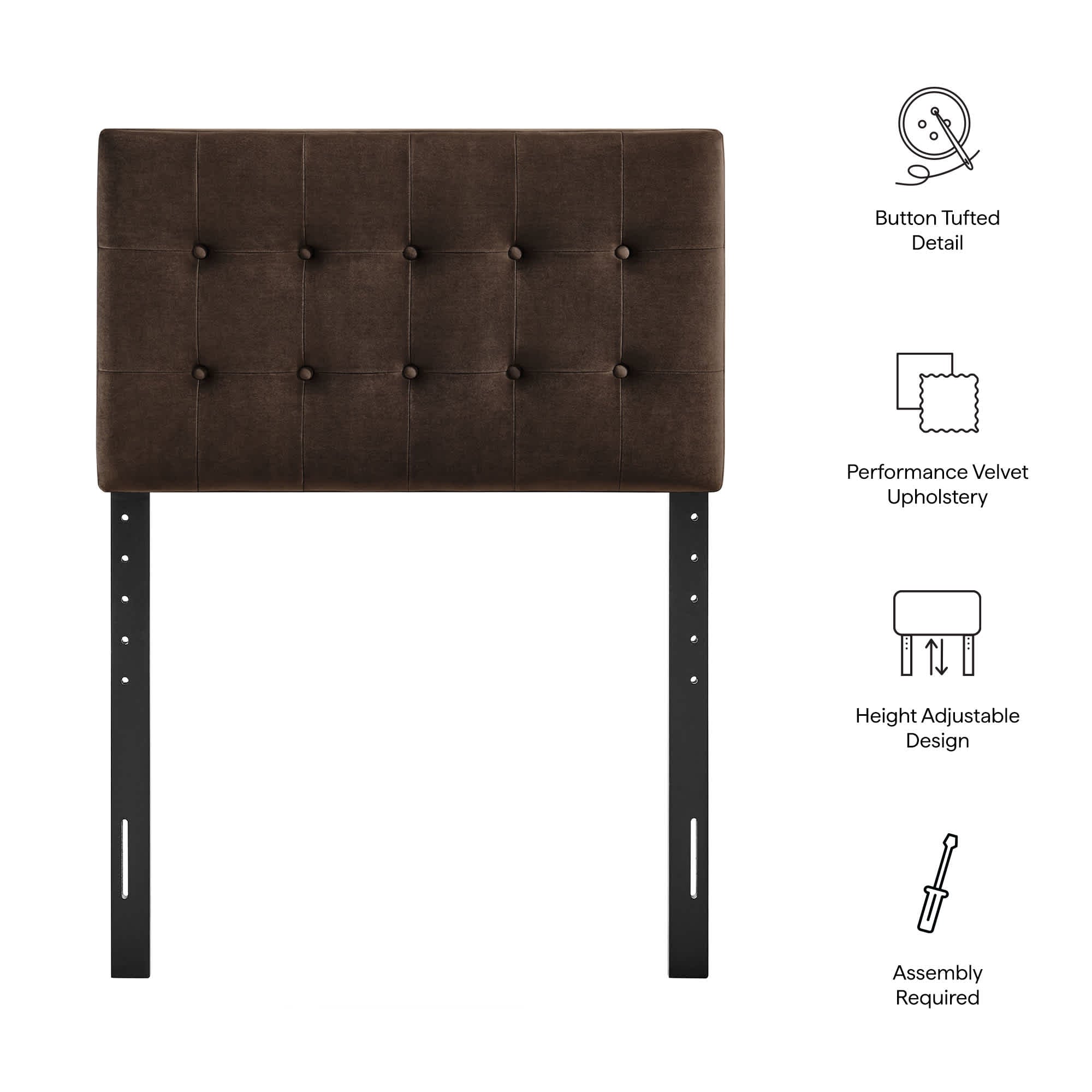 Modway MOD-7280-CHB Upholstered-Headboards - View #2