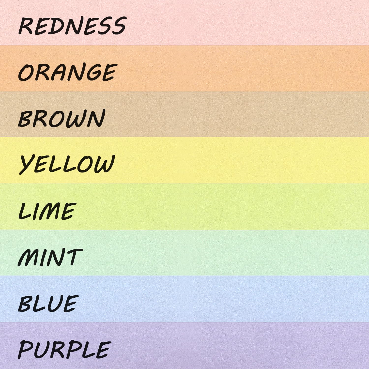 UUDULY Colored Washi Tape 8 Rolls Rainbow Colors 1/2 Inch Wide Masking ...