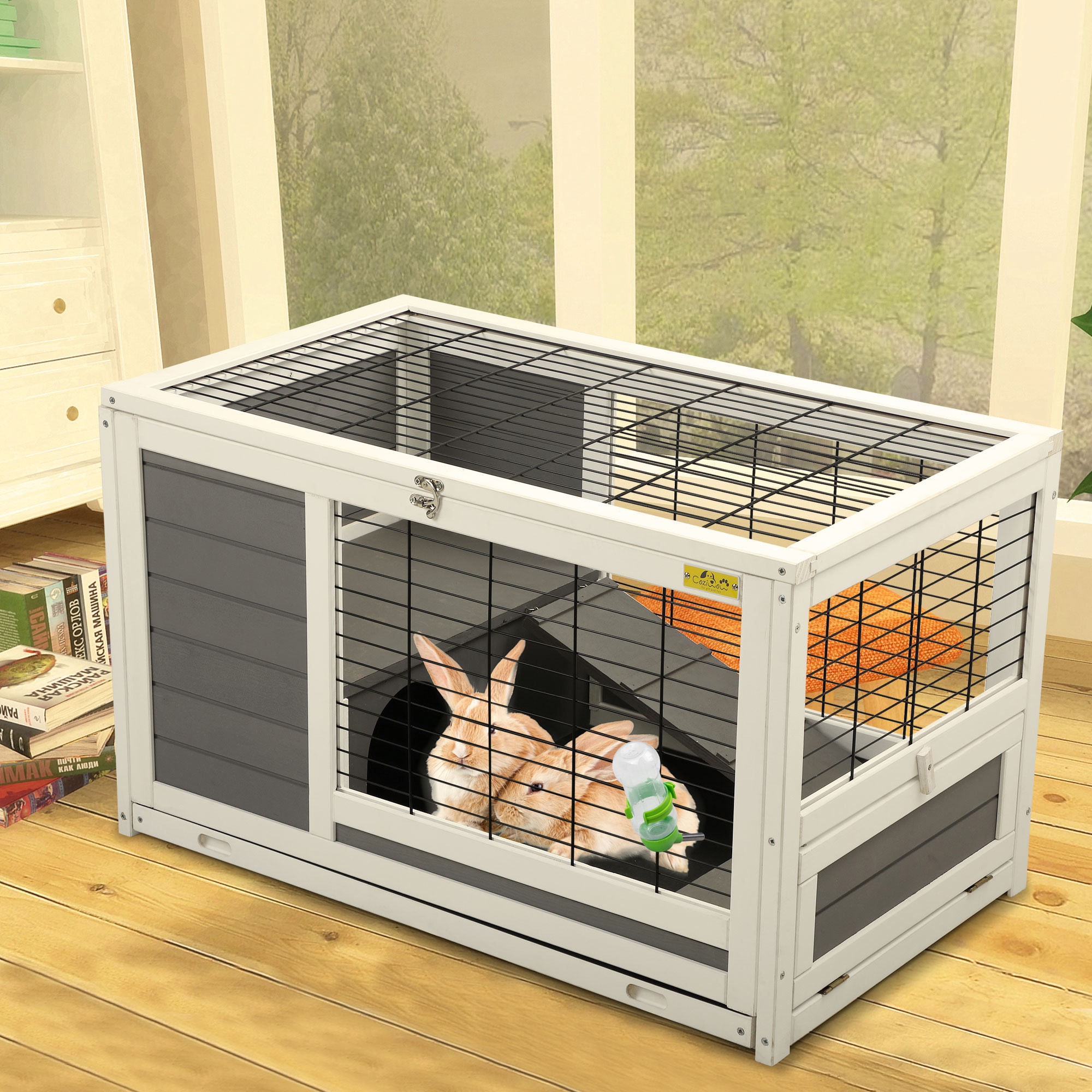 Coziwow CW12G0418-L02 Chicken-Coops-Rabbit-Hutches - View #2