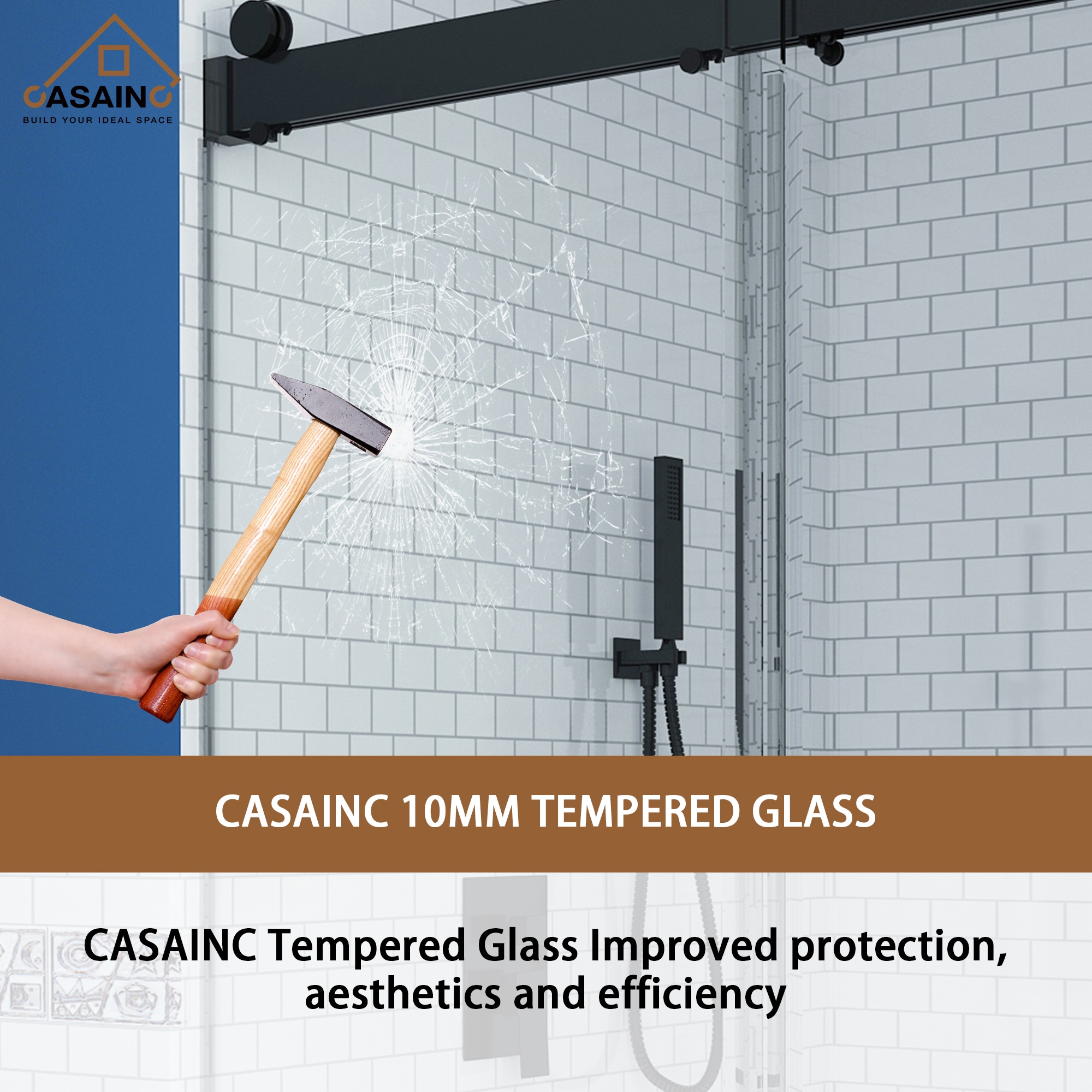 CASAINC CAMB02-60 Shower-Doors - View #8