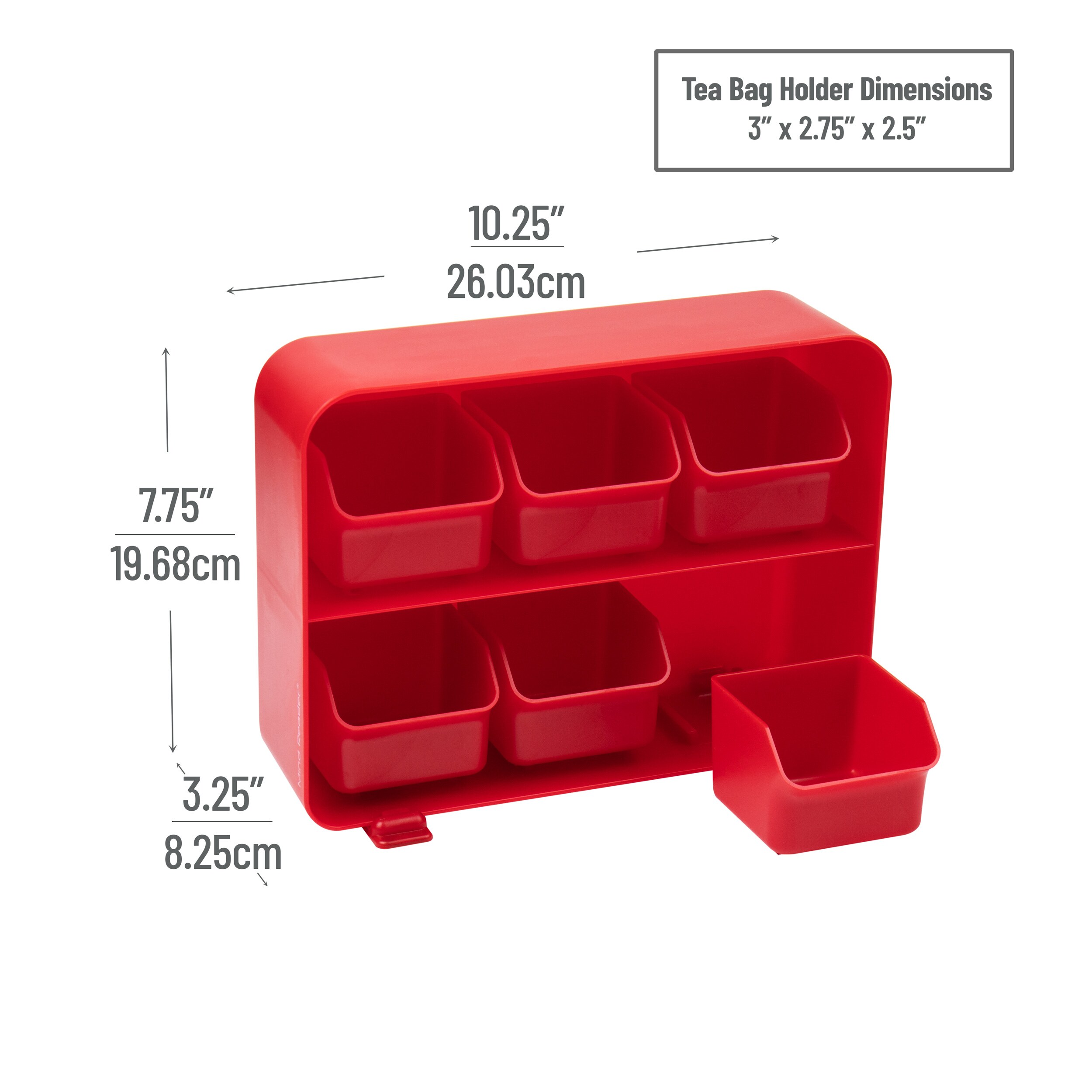Mind Reader STBORG-RED Coffee-Beverage-Organizers - View #3