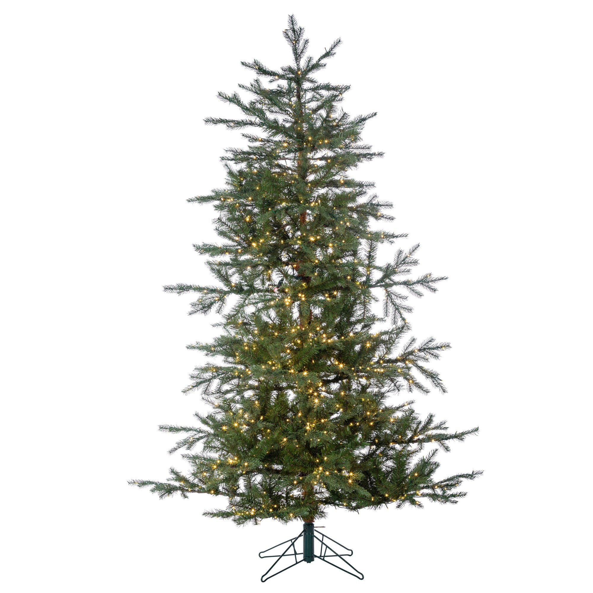 Sterling Tree Company 6.5-ft Pine Pre-lit Traditional Artificial ...