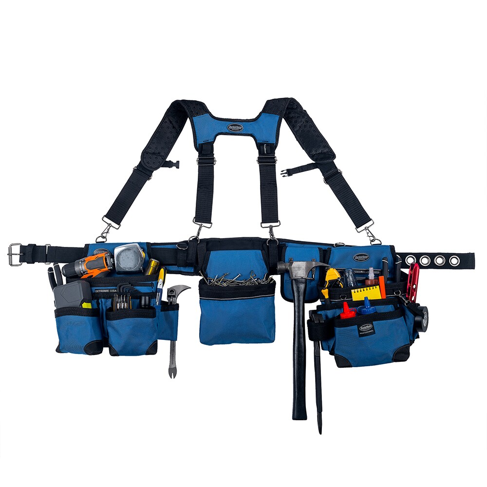 Bucket Boss 3-BAG Royal Blue Framer Polyester Suspension Tool Rig