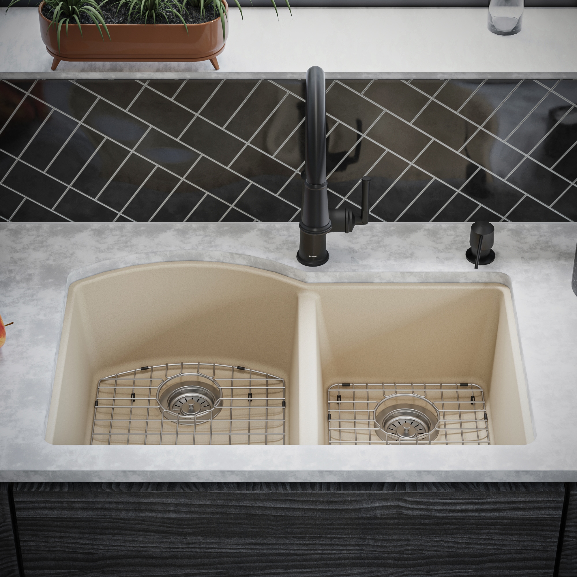 Karran QU-610-BI-PK1 Kitchen-Sinks - View #12