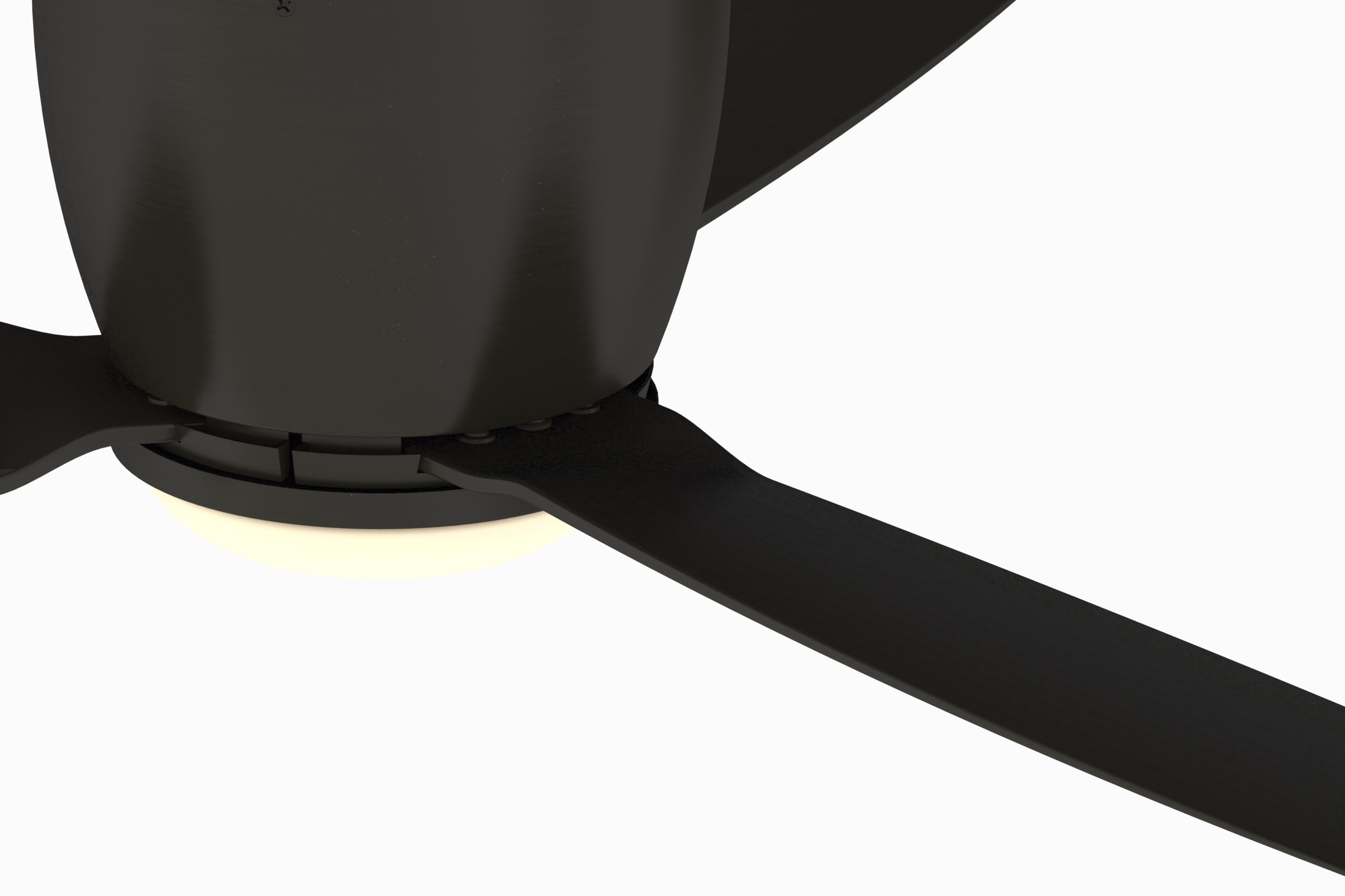 Embrace 52'' Dark Bronze Low Profile Smart Ceiling Fan with LED Light