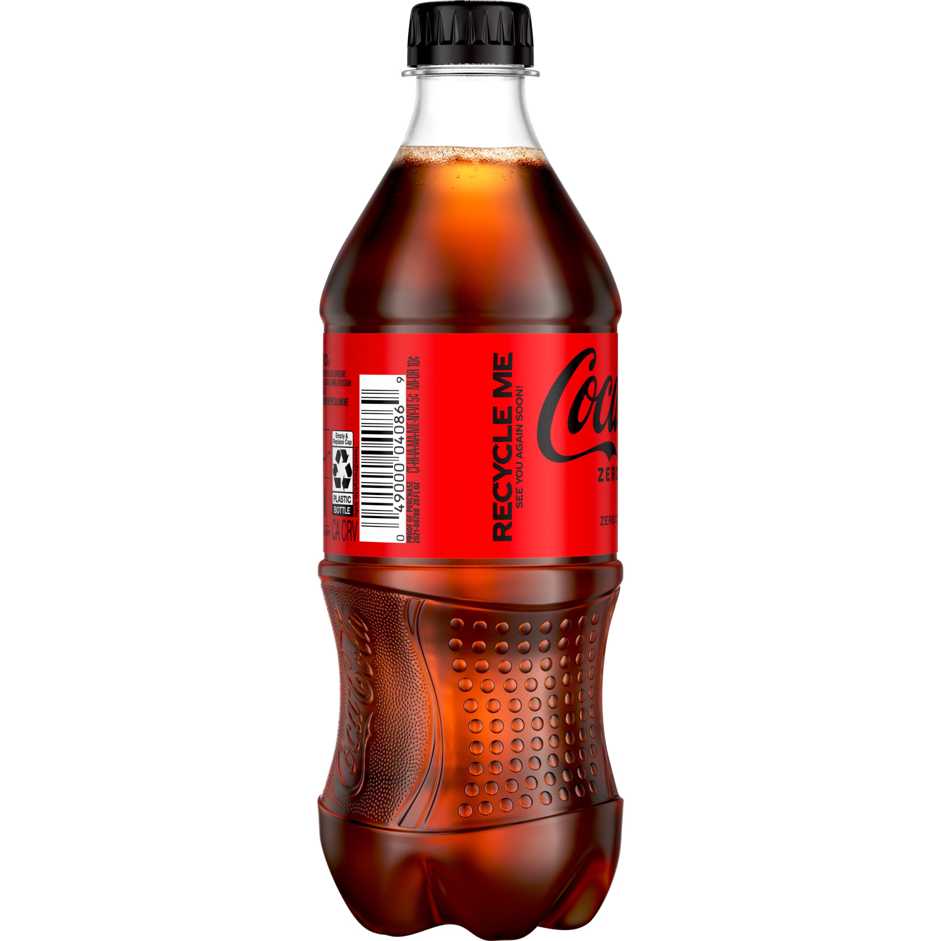 Coca-Cola 20-fl oz Coca-cola Zero Sugar Soft Drink in the Soft Drinks  department at
