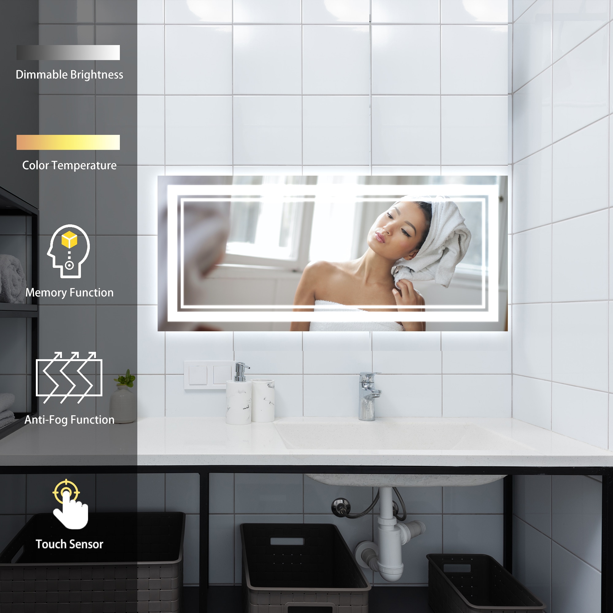 CASAINC MD04-7236SF2 Framed-Bath-Mirrors - View #5