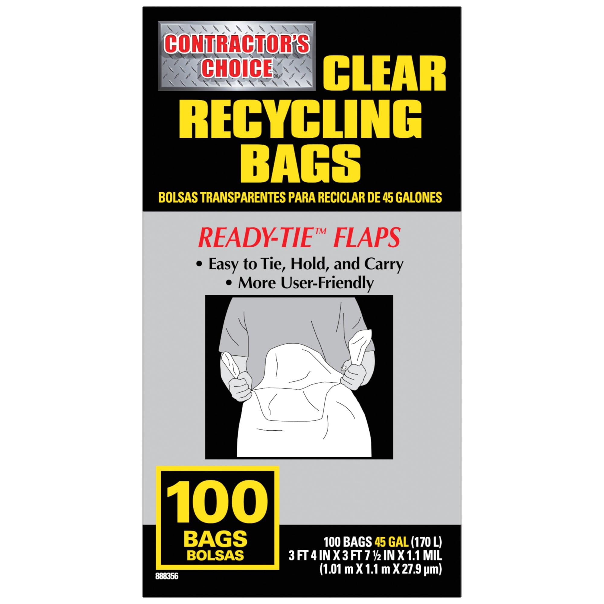 Lavex Industrial Contractor Trash Bag (45 Gallon)