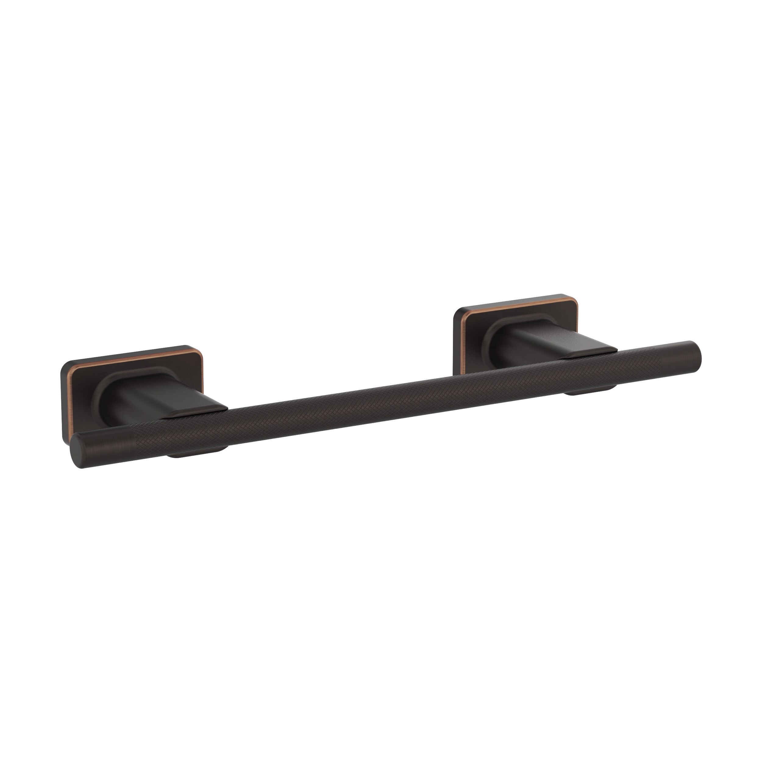 Amerock BH26616ORB Bronx 9-in Oil-Rubbed Bronze Wall mount Single Towel Bar