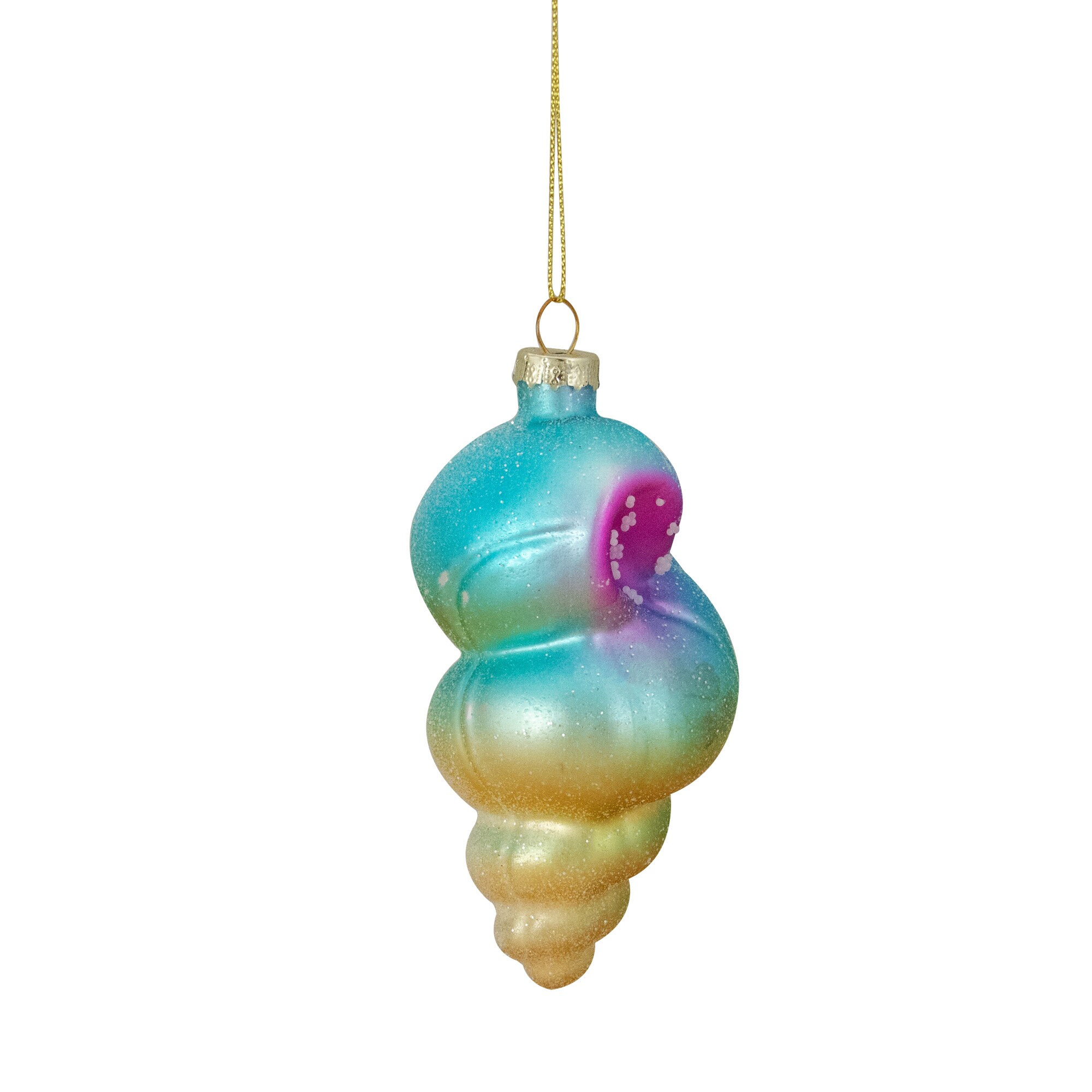 Northlight Blue Animals Standard Indoor Ornament - Glass Snail Christmas  Ornament in the Christmas Ornaments department at