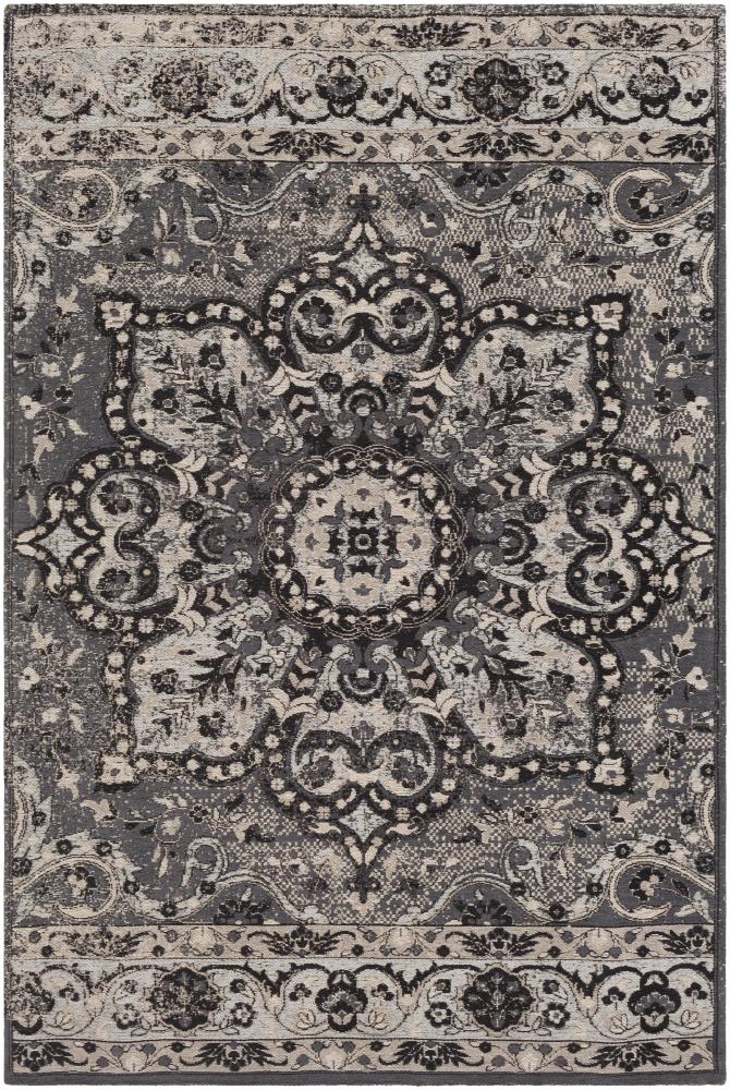 Surya AMS1018-810 Amsterdam 8 X 10 (ft) Charcoal Indoor Medallion Oriental Area Rug
