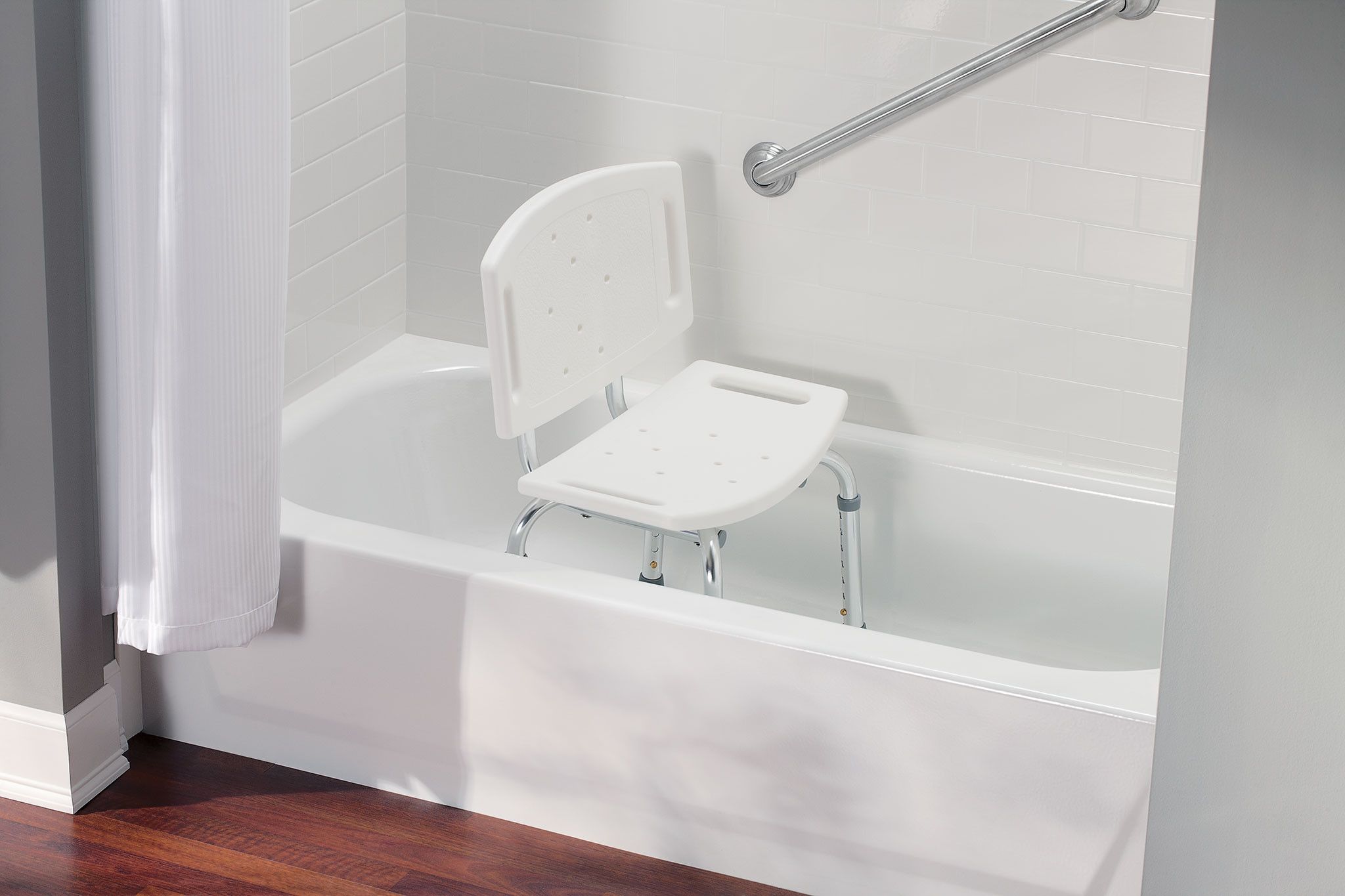Moen Home Care Glacier Adhesive Treads in the Bathroom Safety Accessories  department at