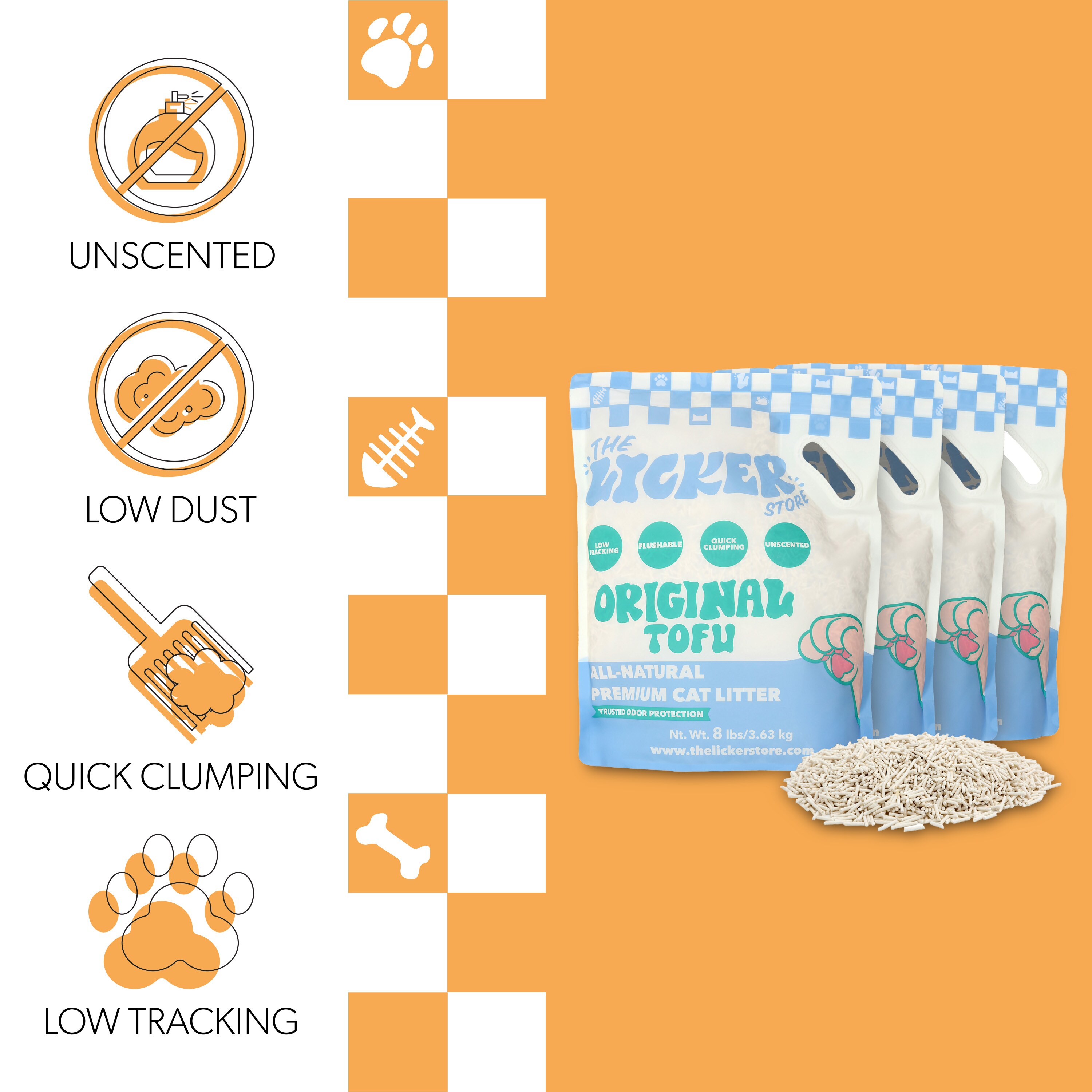 The Licker Store CLR3008A-SET4 Cat-Litter - View #2