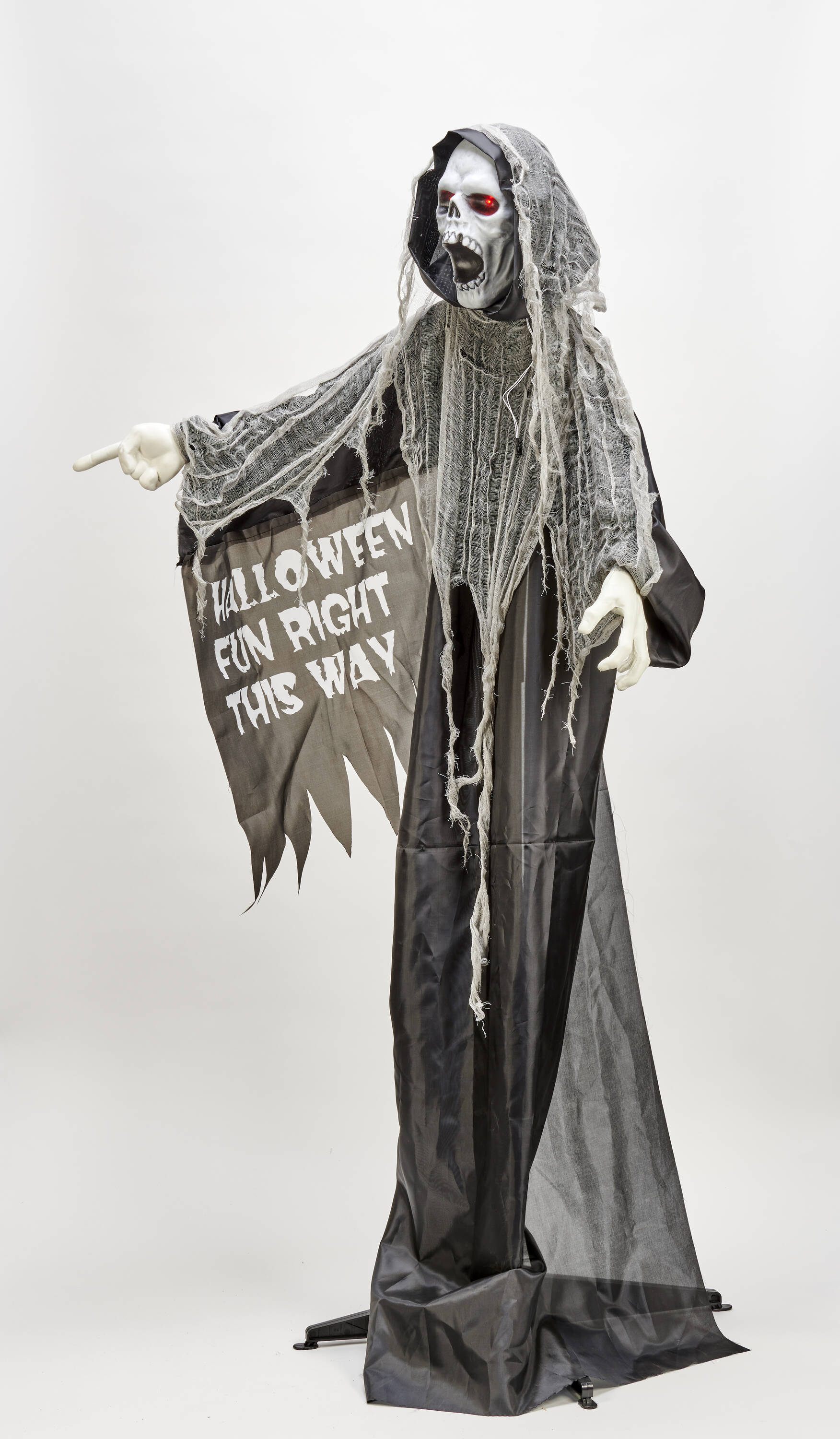 Worth Imports Freestanding Laughing Lighted Reaper Animatronic in the