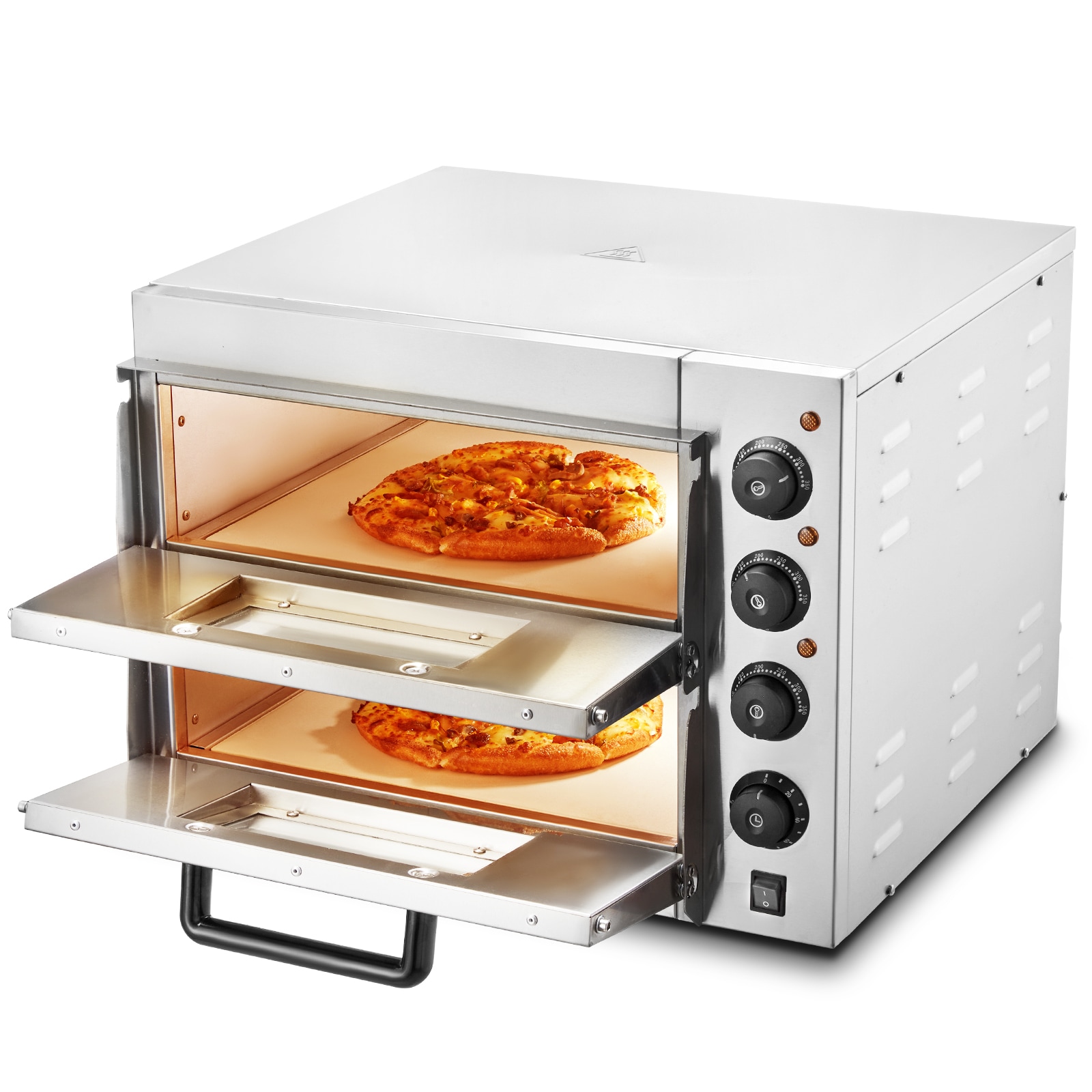 SVOPES SVOPESFMDRPSL10289V1 16-IN 2700W Countertop Pizza Oven Electric Indoor/Outdoor Pizza Oven