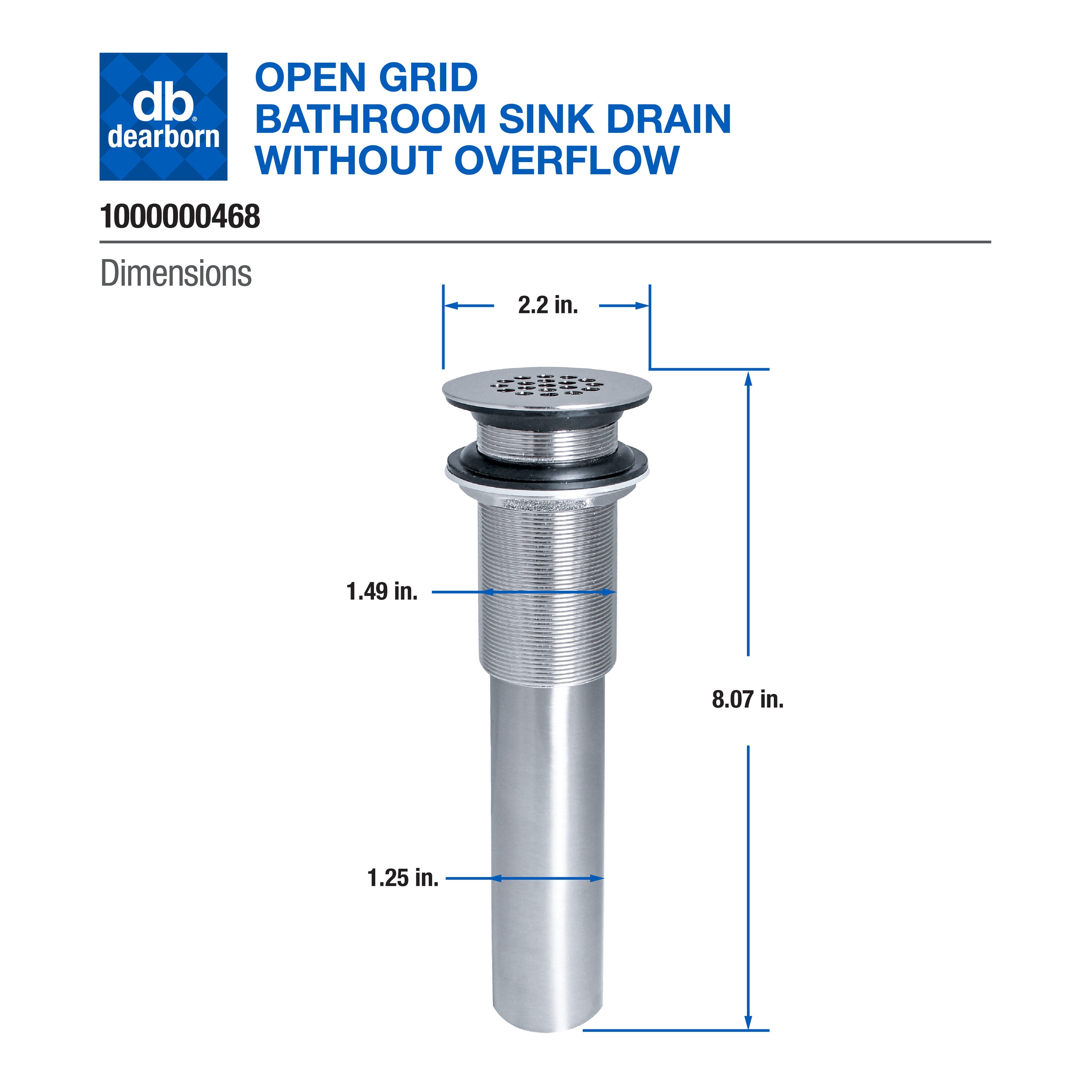 Dearborn 1000000468 Popup-Drains-Accessories - View #7