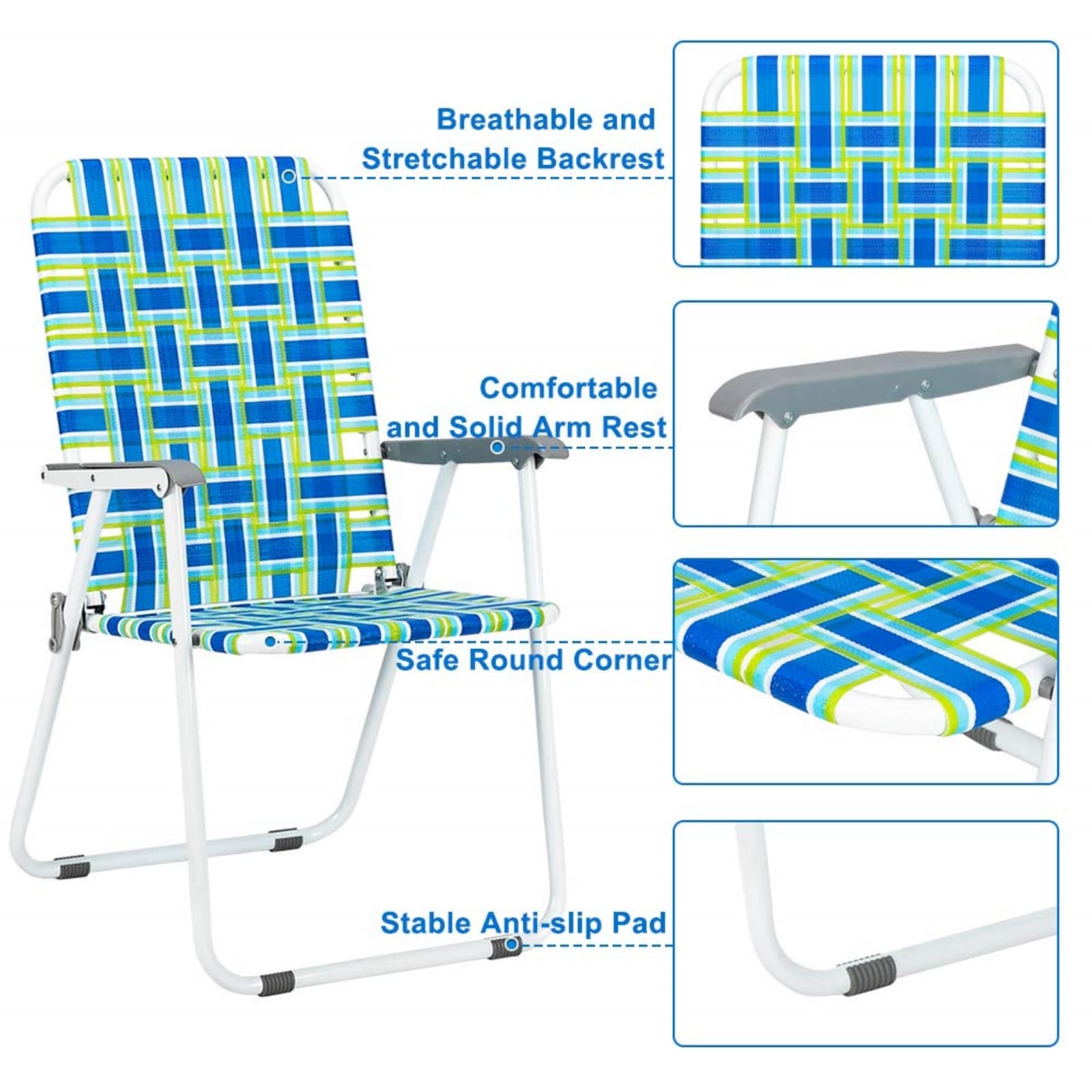 VINGLI LS-G26001322 Beach-Camping-Chairs - View #5