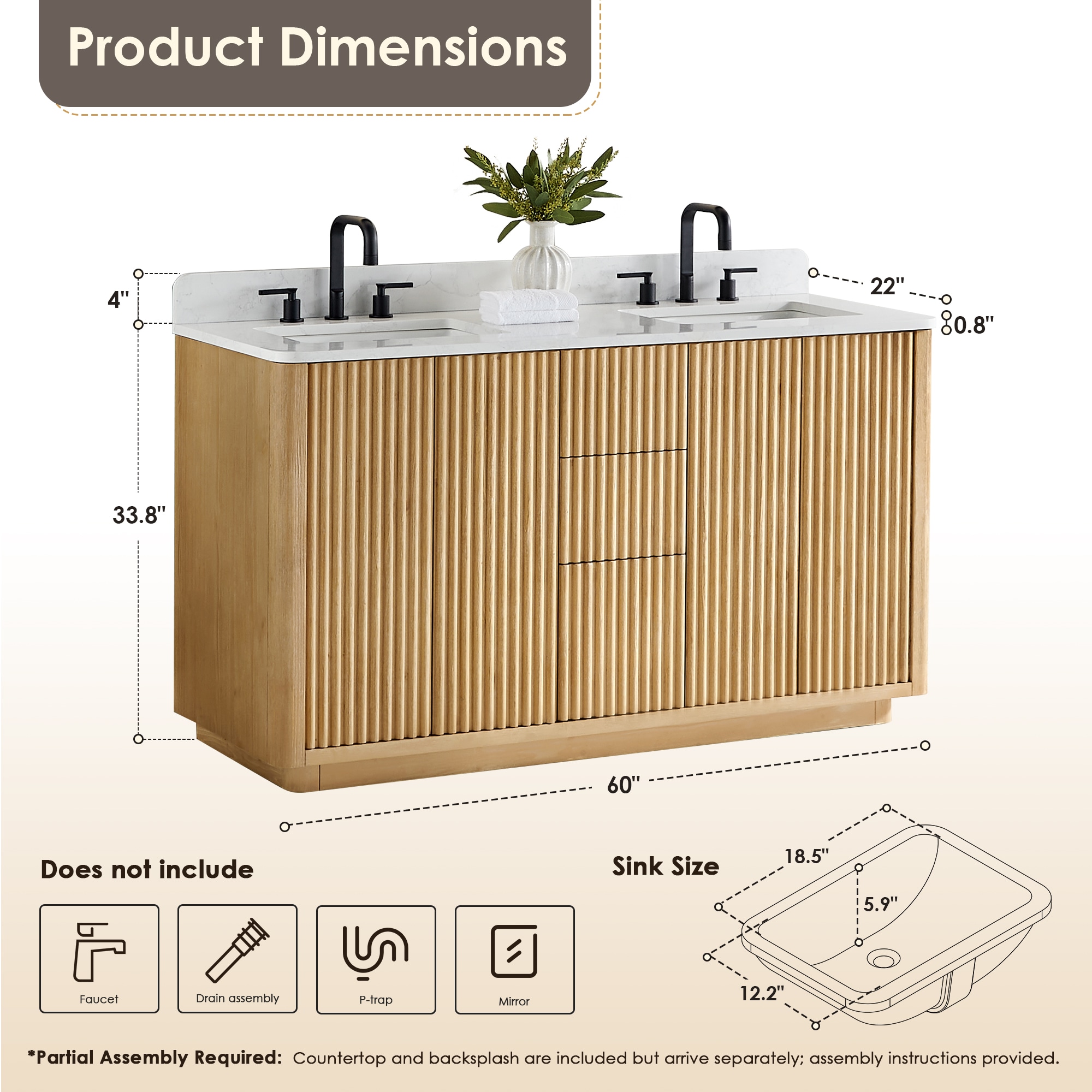 Altair 580060-WL-GW-NM Bath-Vanity-Combo - View #13