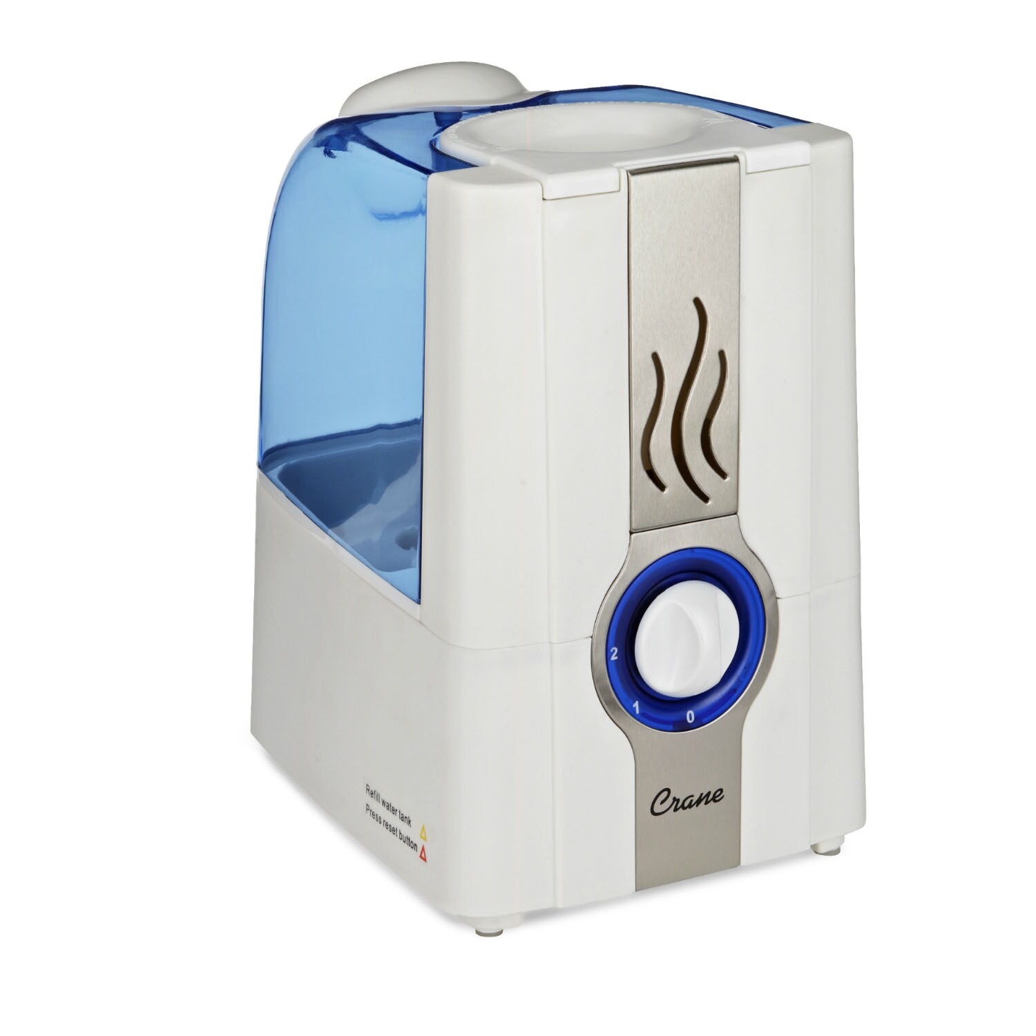 Crane EE-5201W Warm Mist Humidifiers 1-Gallon Tabletop Warm Mist Humidifier (For Rooms 151-400-sq ft)