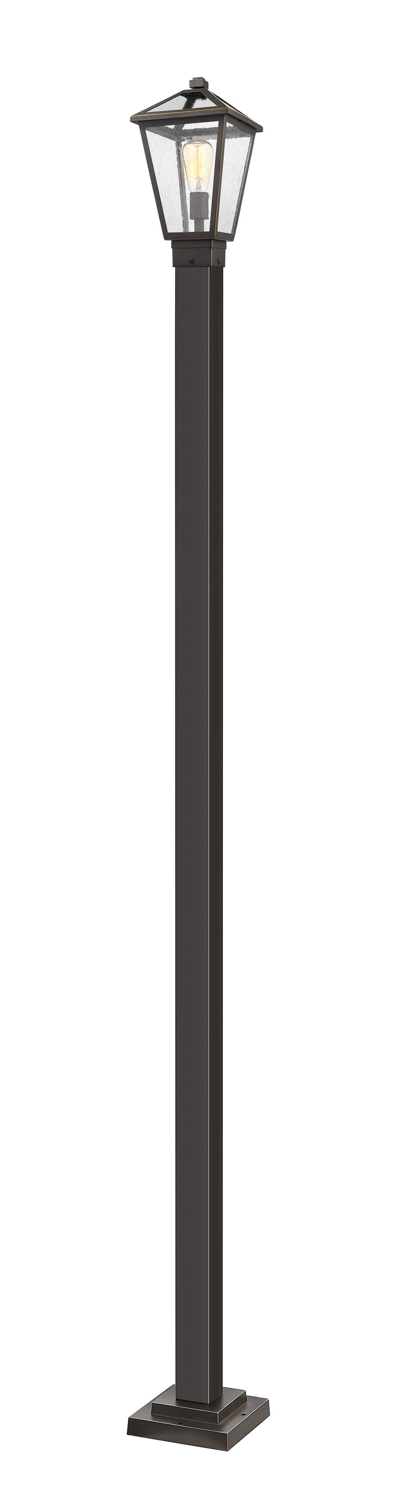 Z-Lite 579PHMS-536P-ORB Talbot 110-in Rubbed Bronze Transitional Outdoor Post Light