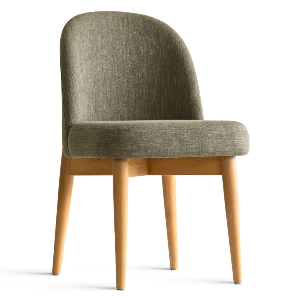 Maison Boucle HAVANA-WOOD-GREEN2 Dining-Chairs - View #4