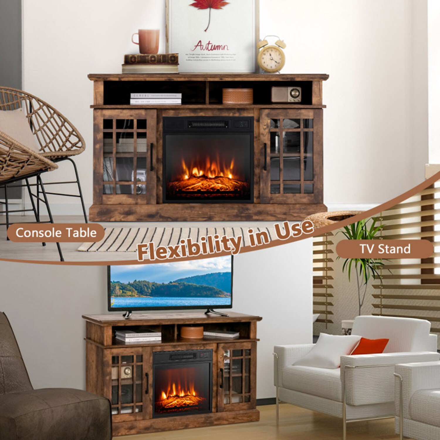 Clihome CL-FP10220BN Electric-Fireplaces - View #9