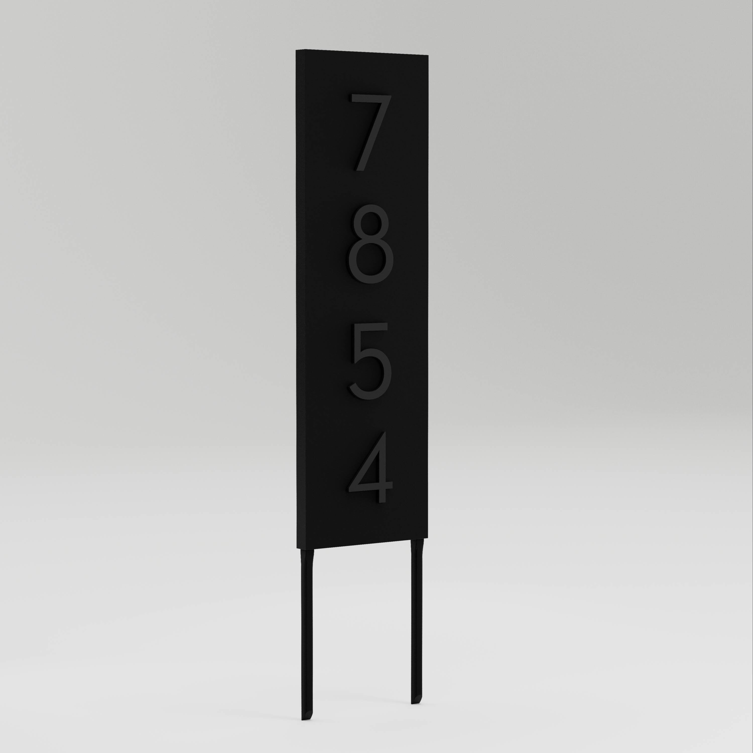 Post & Porch WELCOME-BLACK-1 Outdoor-Plaques-Holders - View #3