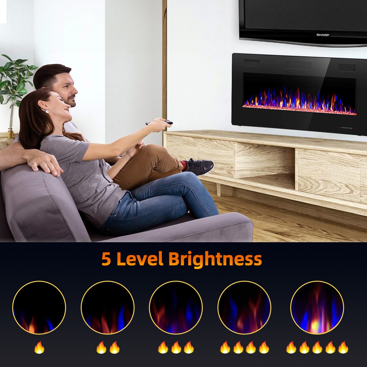 EdenDirect NLCD041918 Electric-Fireplaces - View #3