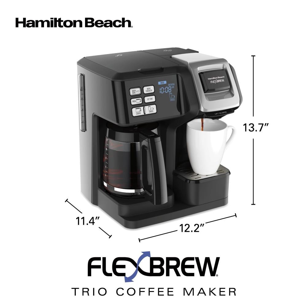 Best Buy: Hamilton Beach FlexBrew Trio Coffee Maker WHITE 49947