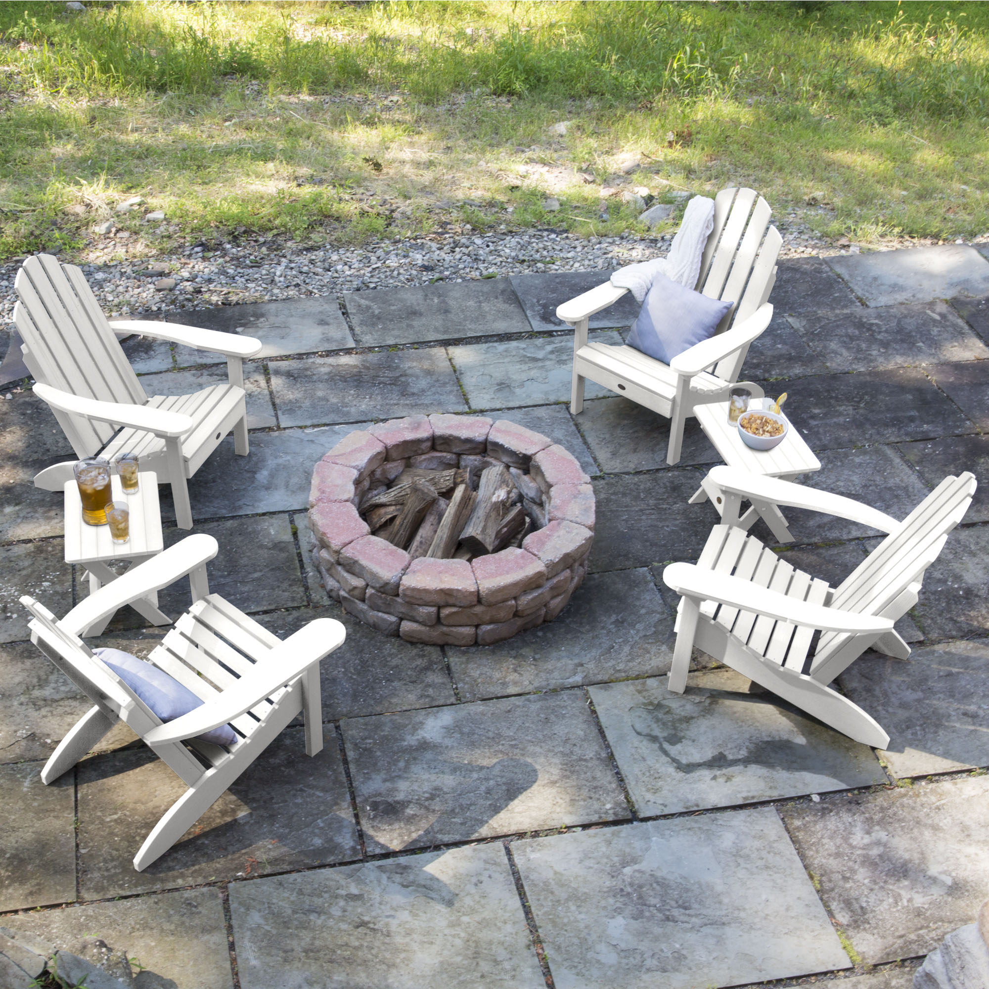 highwood AD-KITCLAS8-WHE 6 -Piece Patio Conversation Set