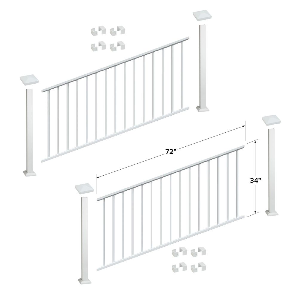 Fortress Building Products 12-ft x 34-in Black Steel Deck Cable Rail Kit