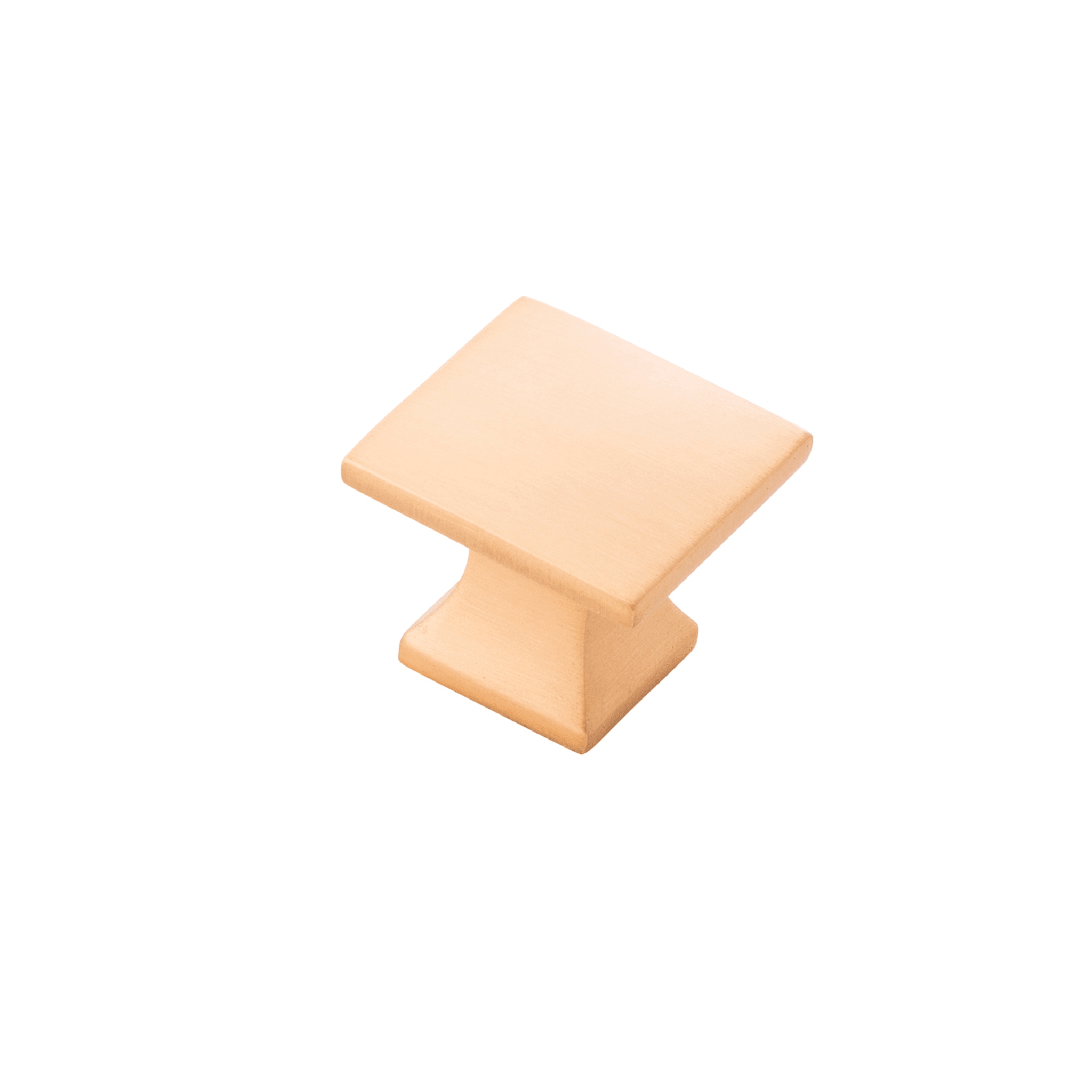 Hickory Hardware P3028-BGB-10B Studio Brushed Golden Brass Square Transitional Cabinet Knob 10 -Pack